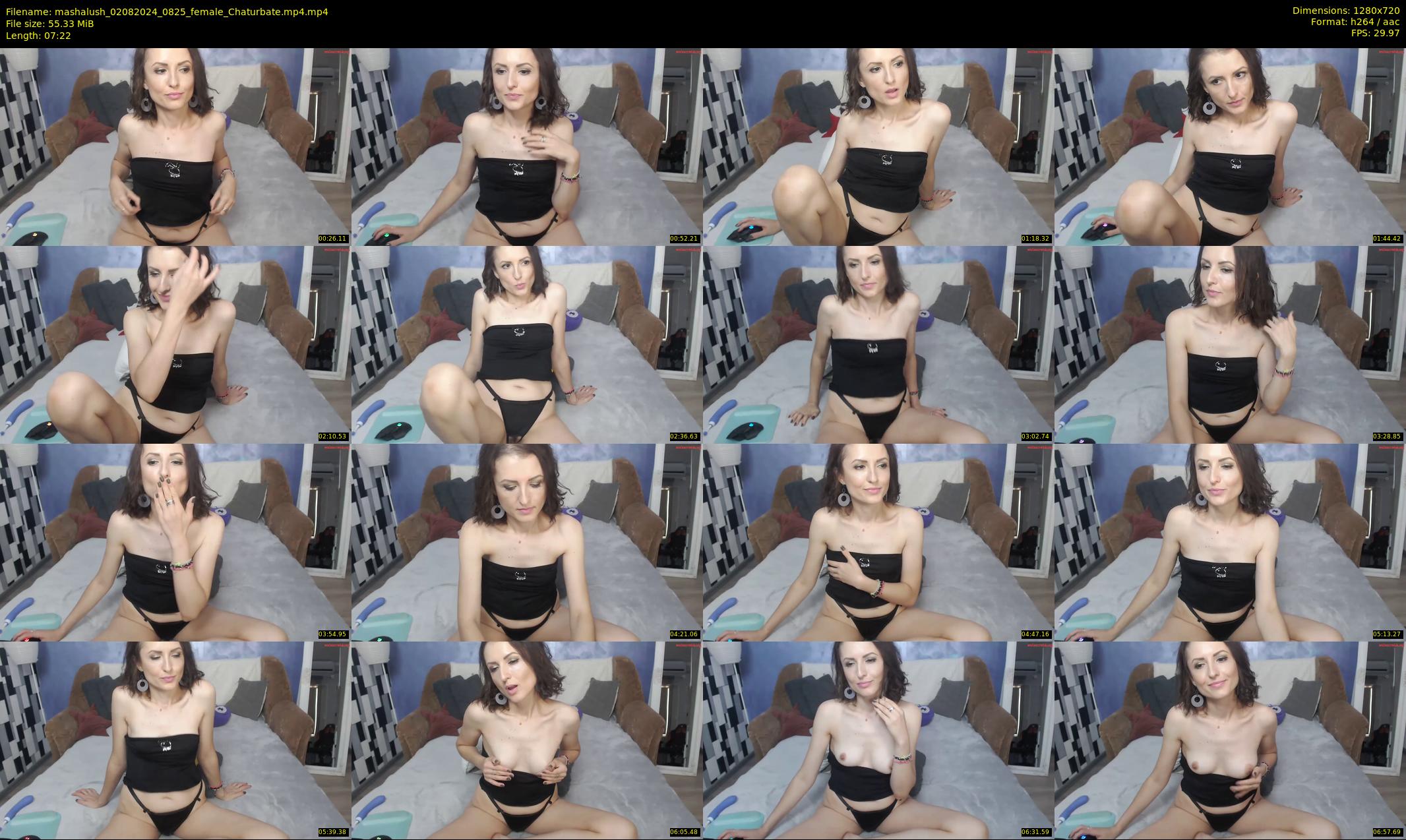 mashalush — 8 minute Chaturbate female cam show recording, 720p, Aug 2, 2024