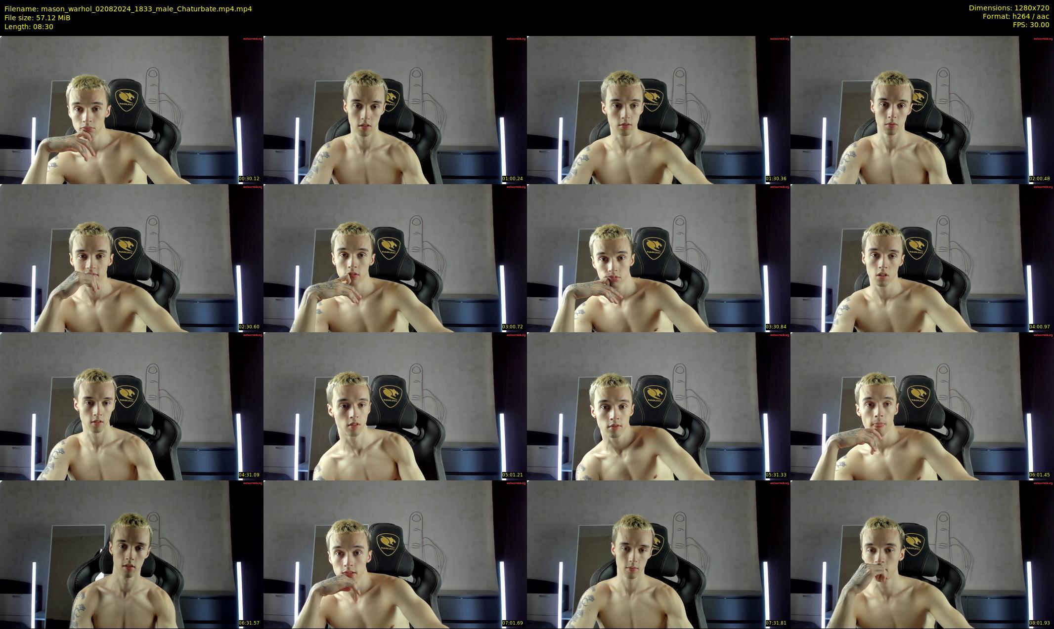 mason_warhol — 9 minute Chaturbate male cam show recording, 720p, Aug 2, 2024