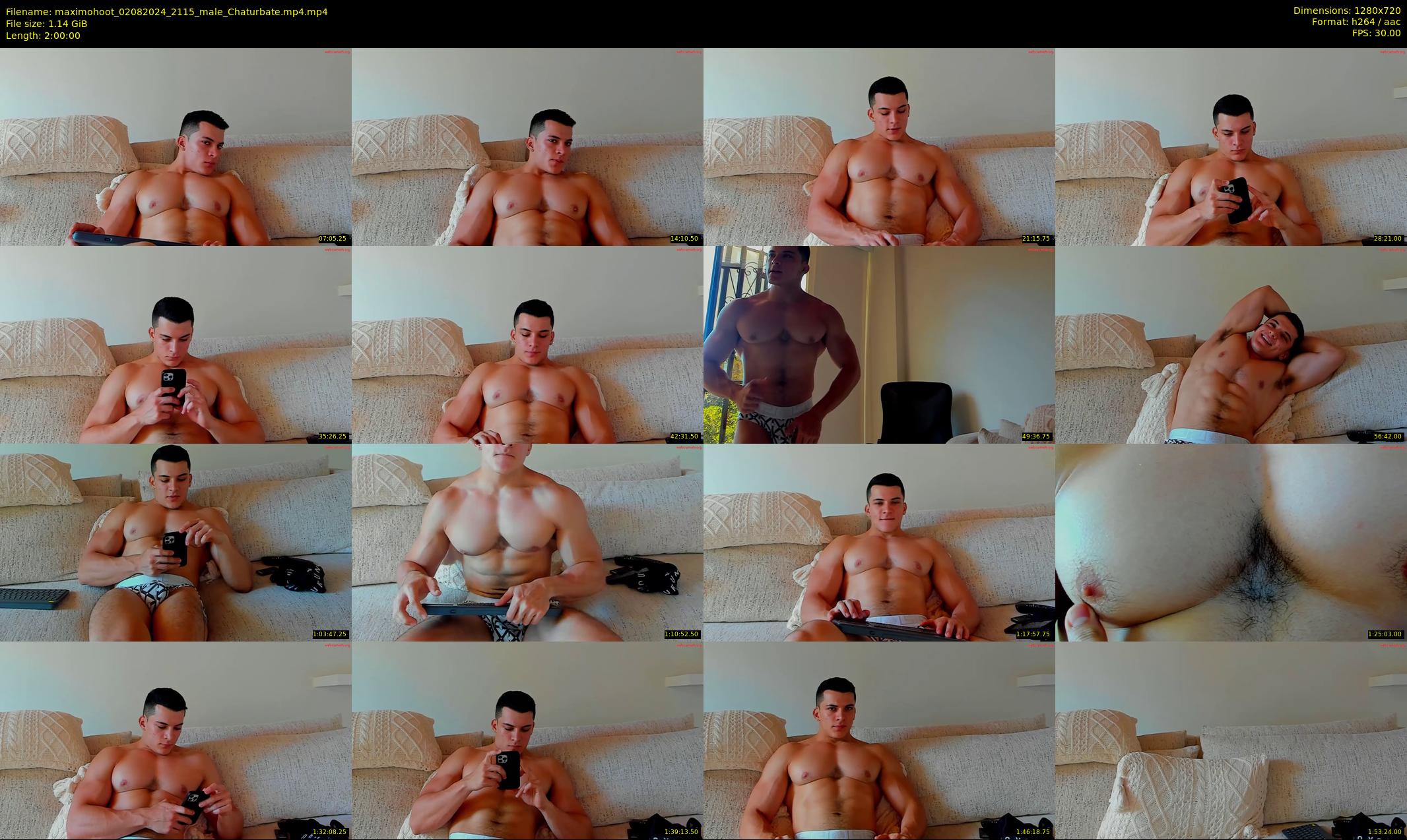 maximohoot — 120 minute Chaturbate male cam show recording, 720p, Aug 2, 2024