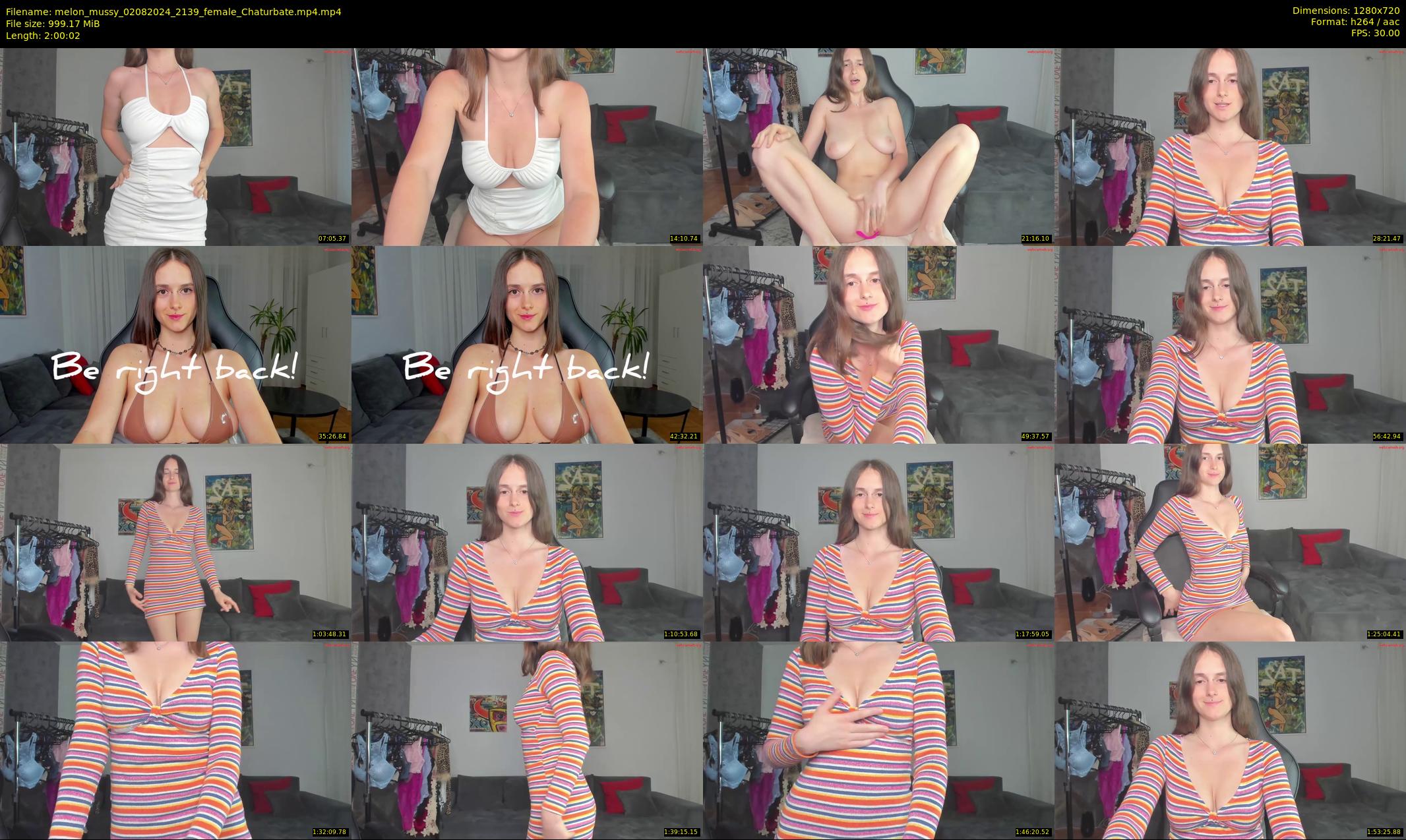 melon_mussy — 121 minute Chaturbate female cam show recording, 720p, Aug 2, 2024