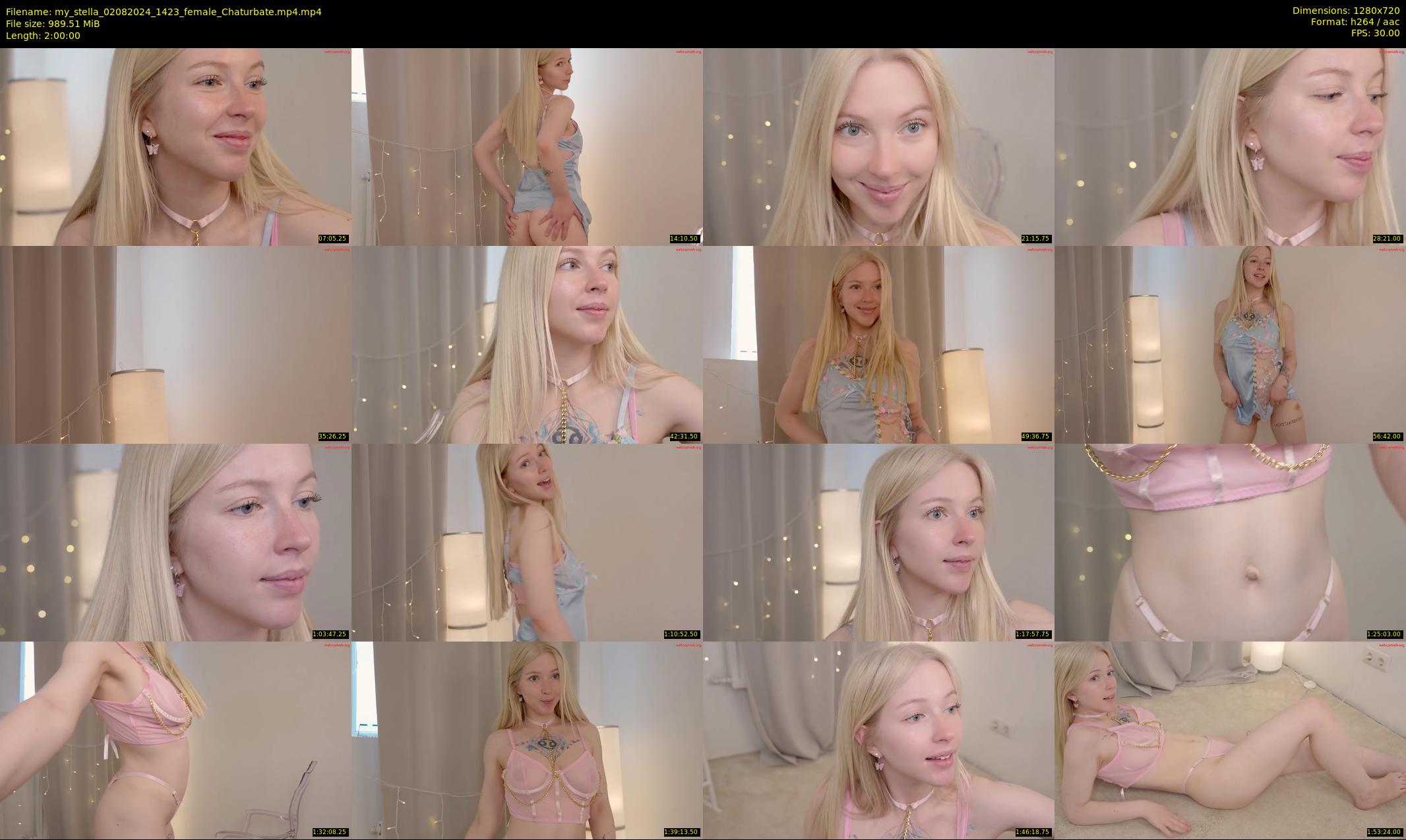 my_stella — 120 minute Chaturbate female cam show recording, 720p, Aug 2, 2024