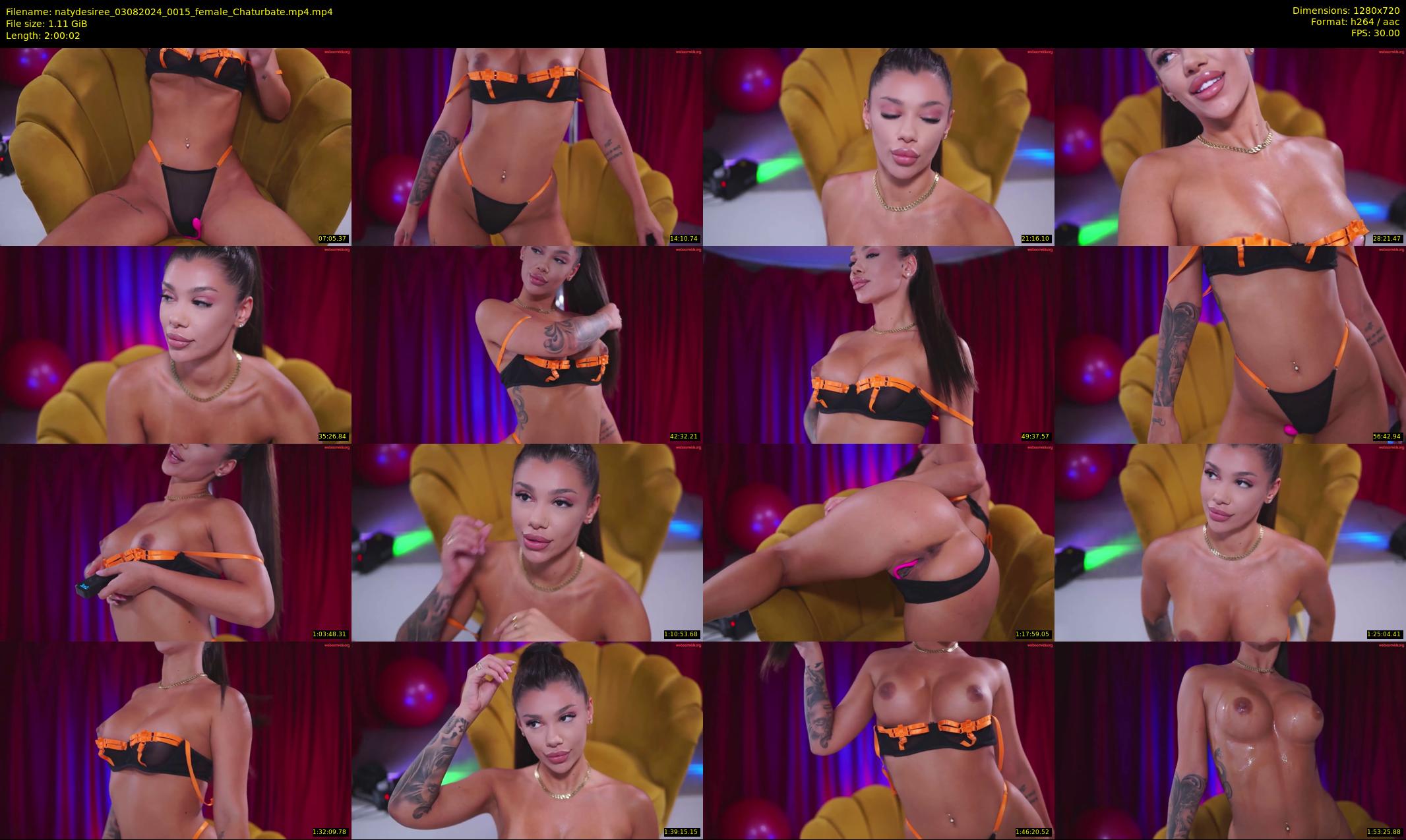natydesiree — 121 minute Chaturbate female cam show recording, 720p, Aug 3, 2024