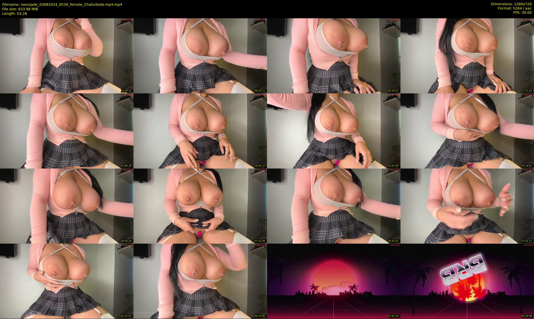 neonjade — 54 minute Chaturbate female cam show recording, 720p, Aug 3, 2024