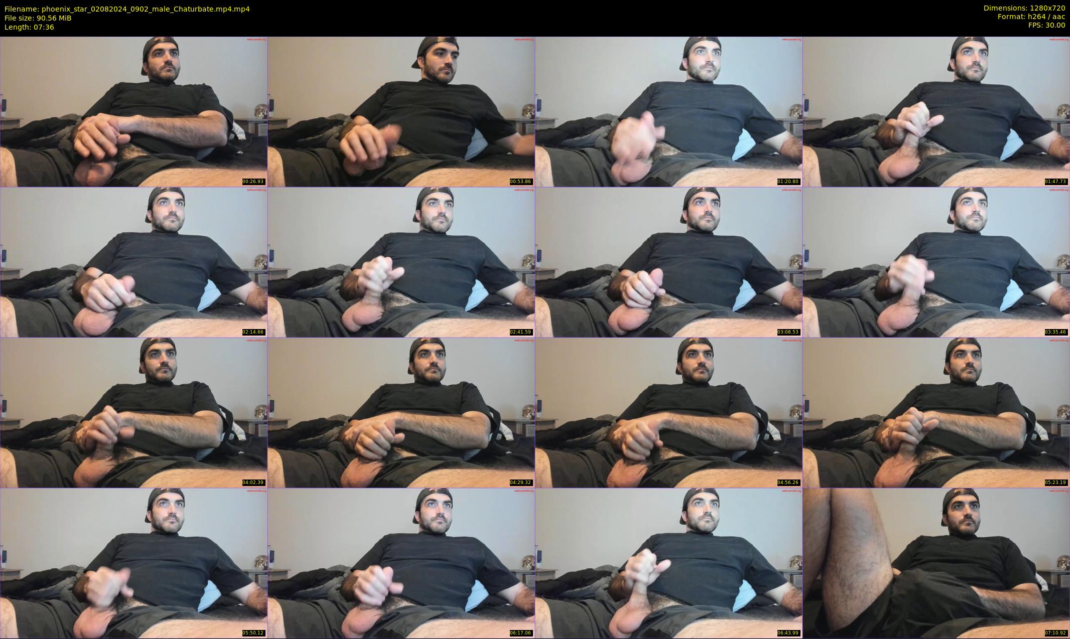 phoenix_star — 8 minute Chaturbate male cam show recording, 720p, Aug 2, 2024