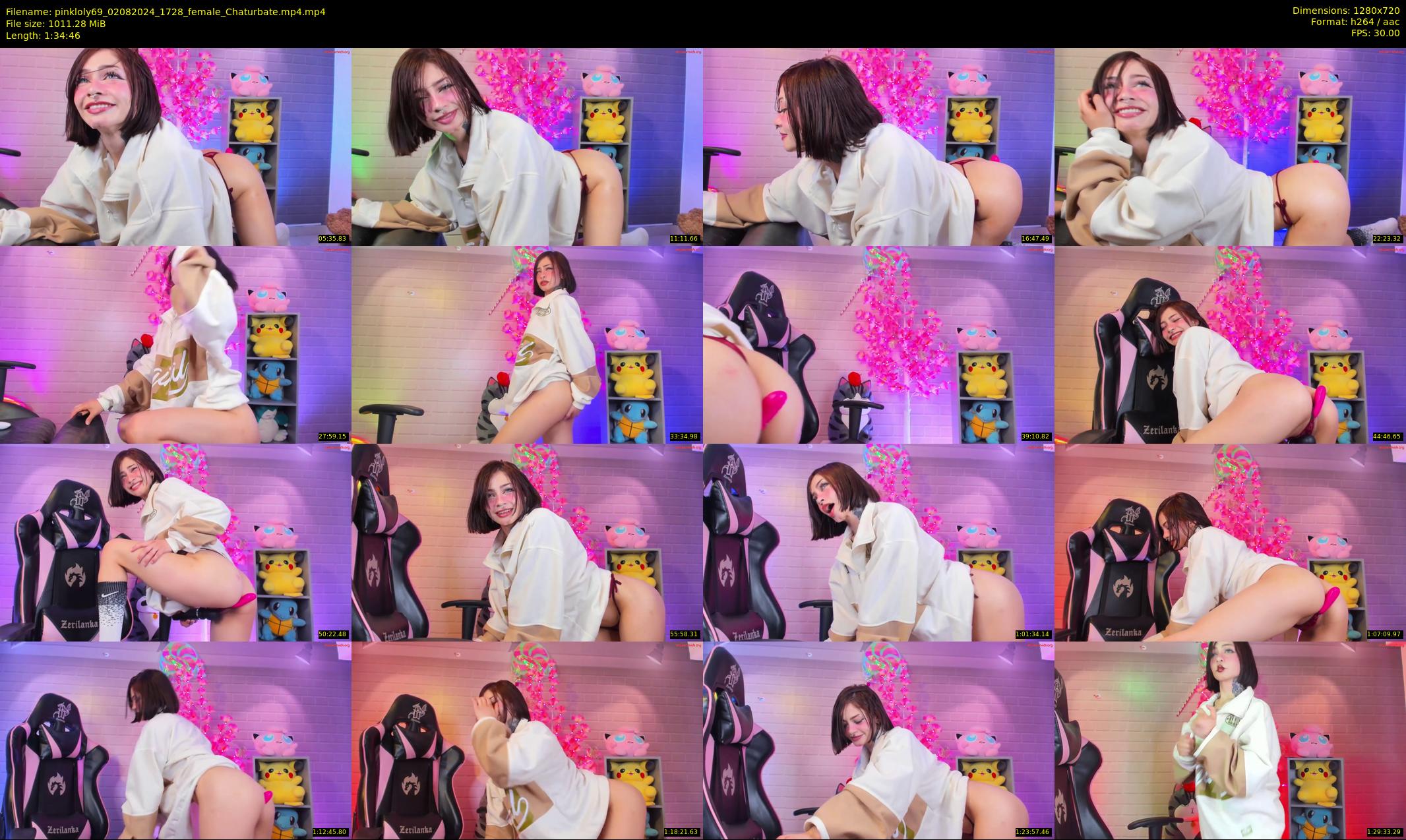 pinkloly69 — 95 minute Chaturbate female cam show recording, 720p, Aug 2, 2024