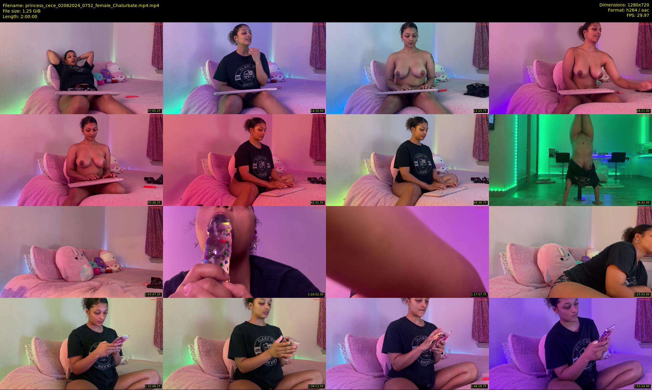 princess_cece — 120 minute Chaturbate female cam show recording, 720p, Aug 2, 2024