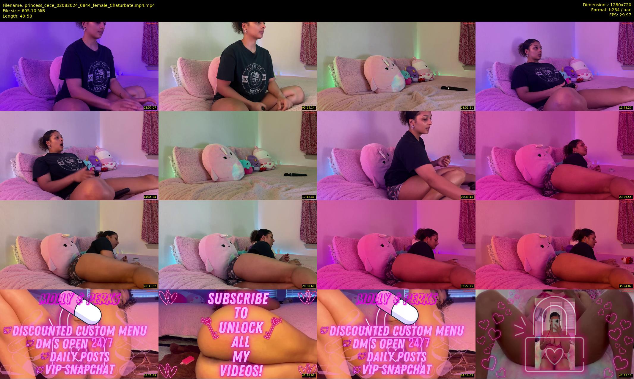 princess_cece — 50 minute Chaturbate female cam show recording, 720p, Aug 2, 2024