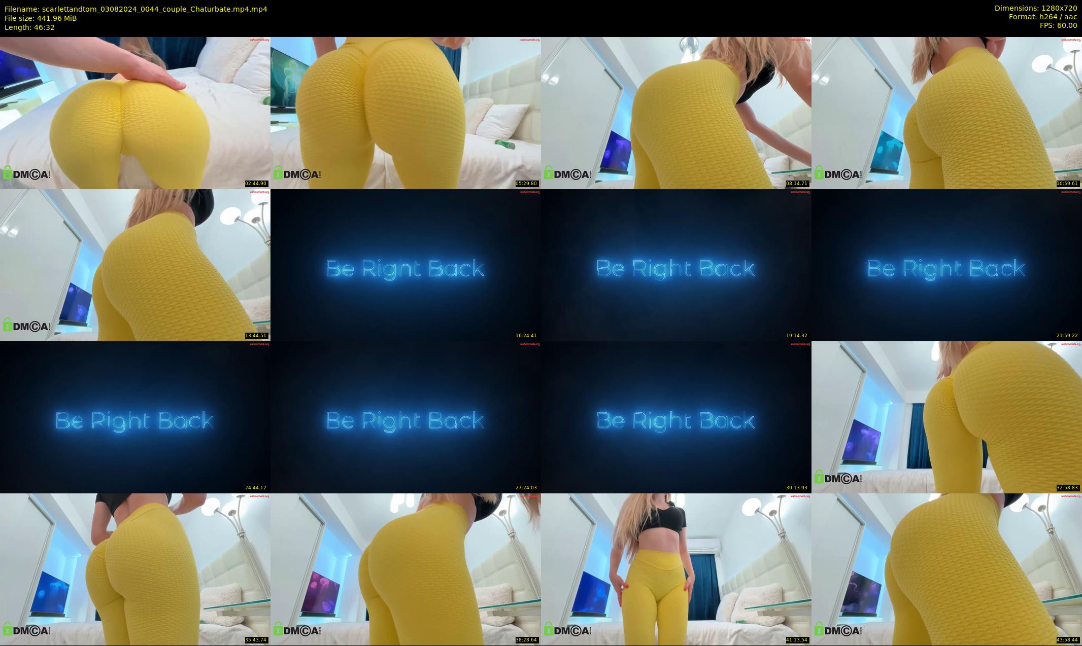scarlettandtom — 47 minute Chaturbate couple cam show recording, 720p, Aug 3, 2024