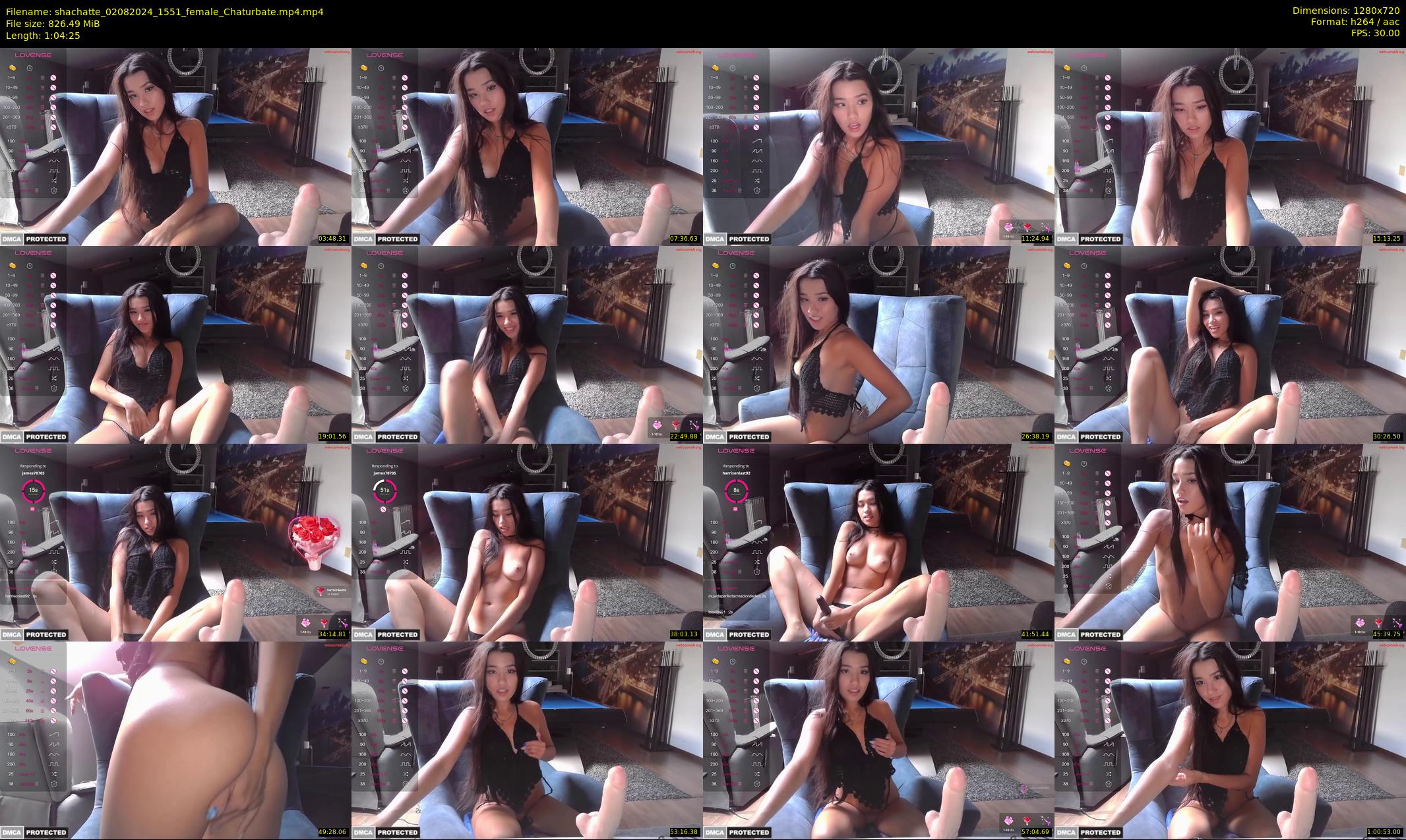 shachatte — 65 minute Chaturbate couple cam show recording, 720p, Aug 2, 2024