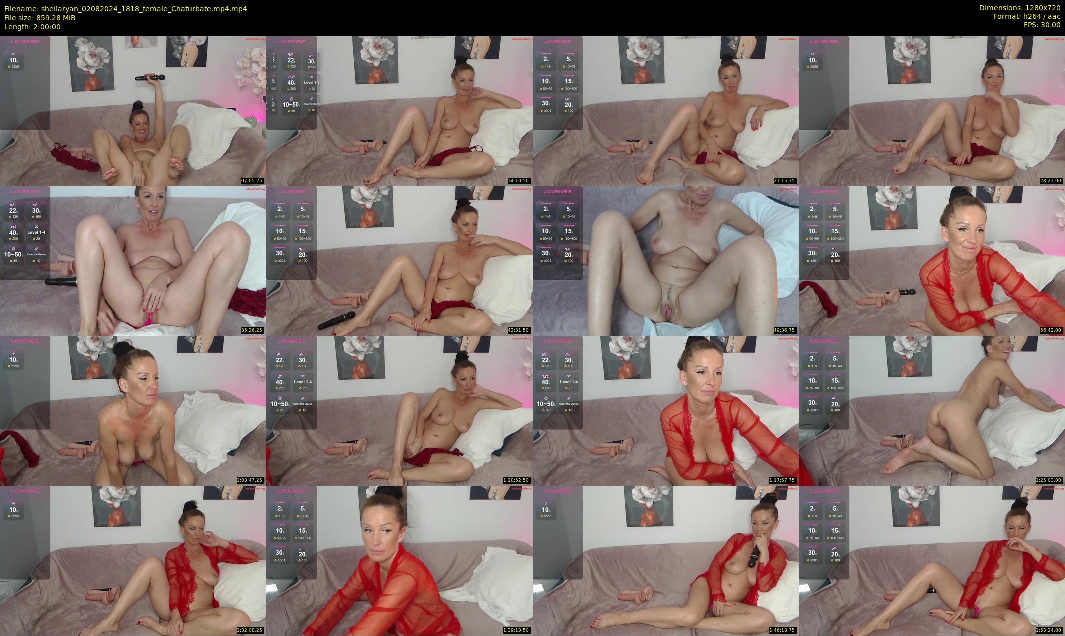 sheilaryan — 120 minute Chaturbate female cam show recording, 720p, Aug 2, 2024
