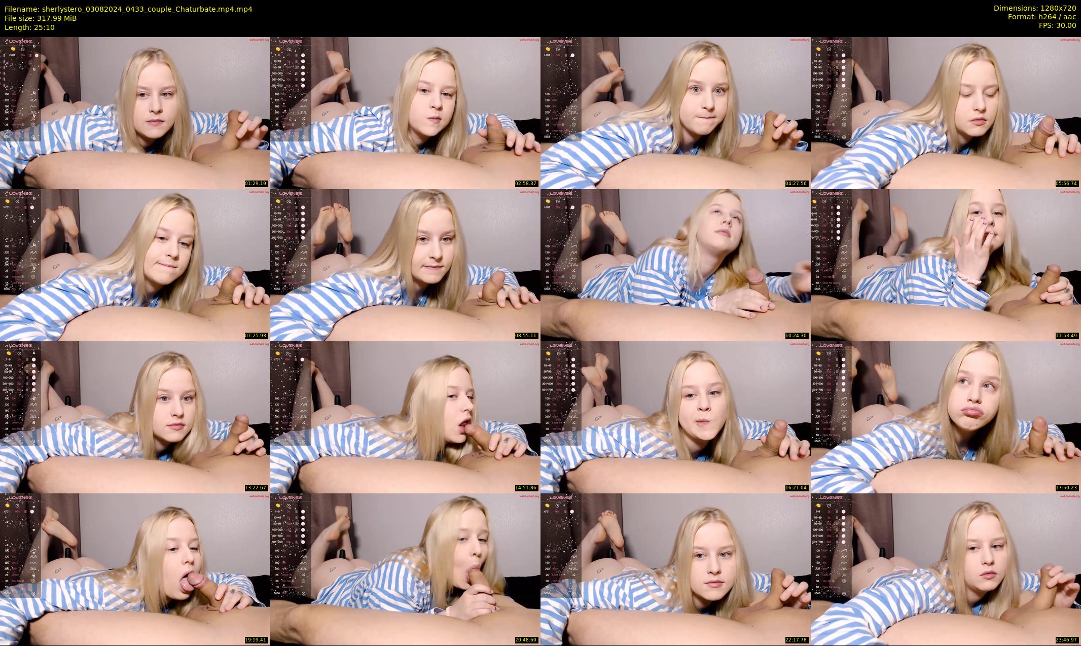 sherlystero — 26 minute Chaturbate couple cam show recording, 720p, Aug 3, 2024