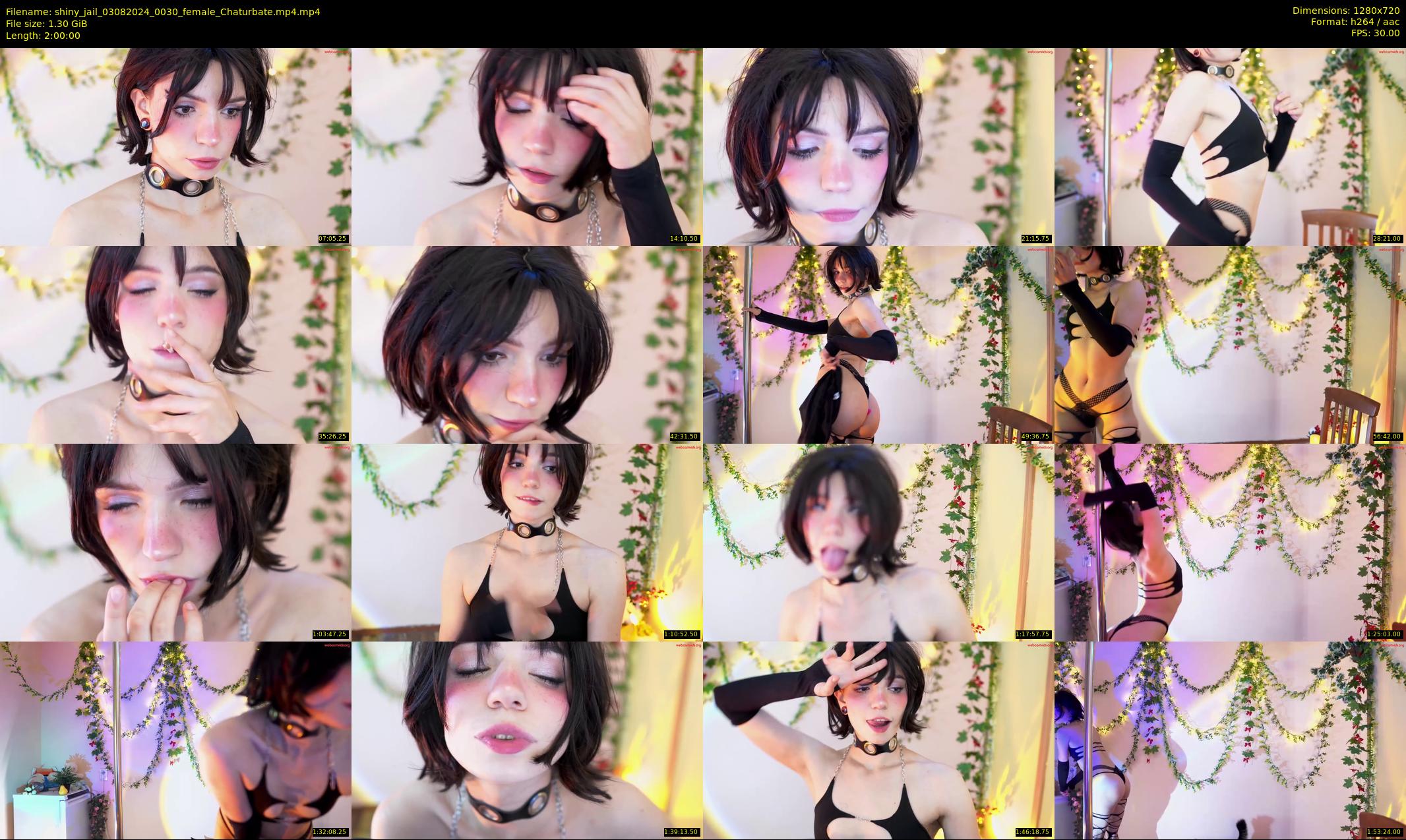 shiny_jail — 120 minute Chaturbate female cam show recording, 720p, Aug 3, 2024