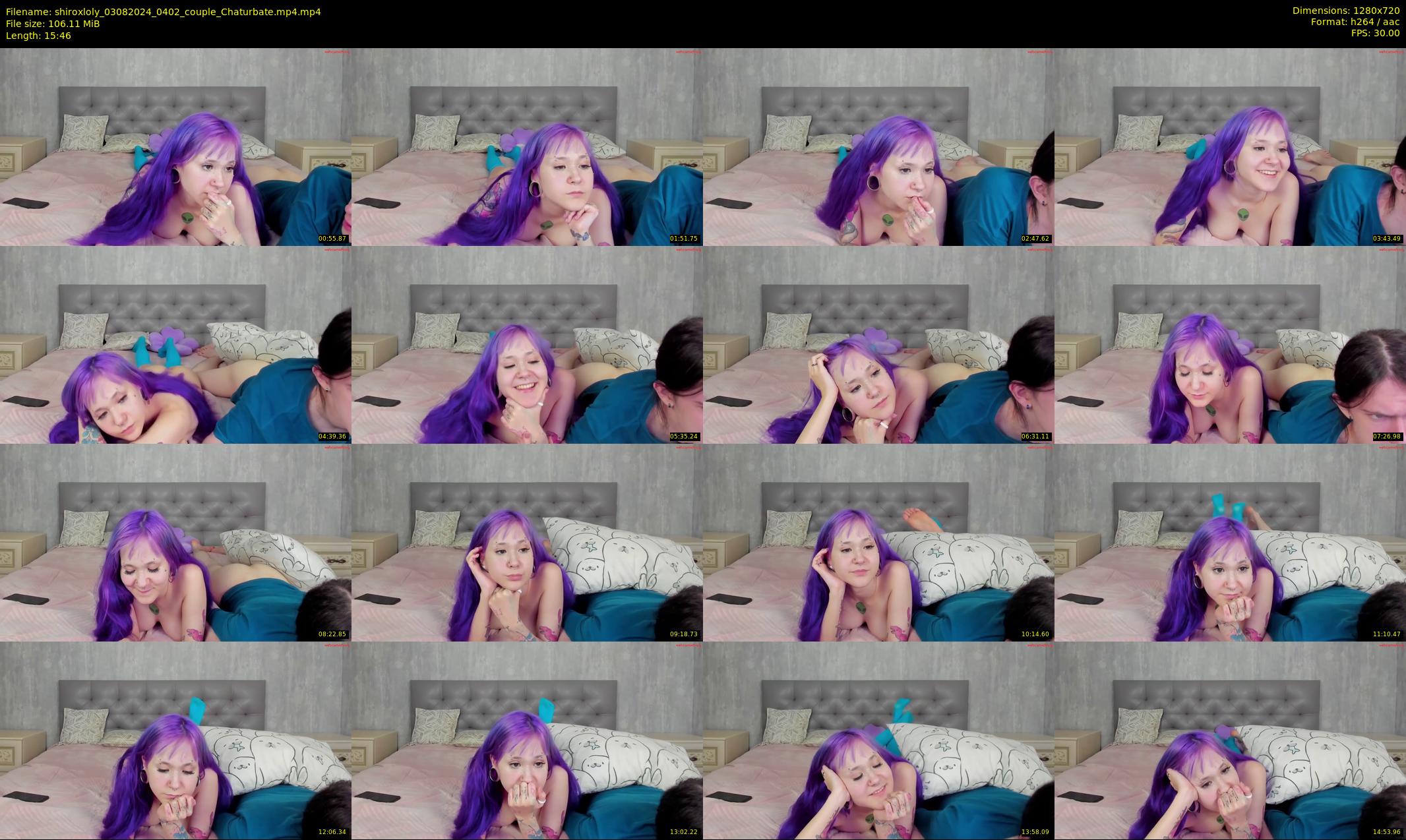 shiroxloly — 16 minute Chaturbate couple cam show recording, 720p, Aug 3, 2024