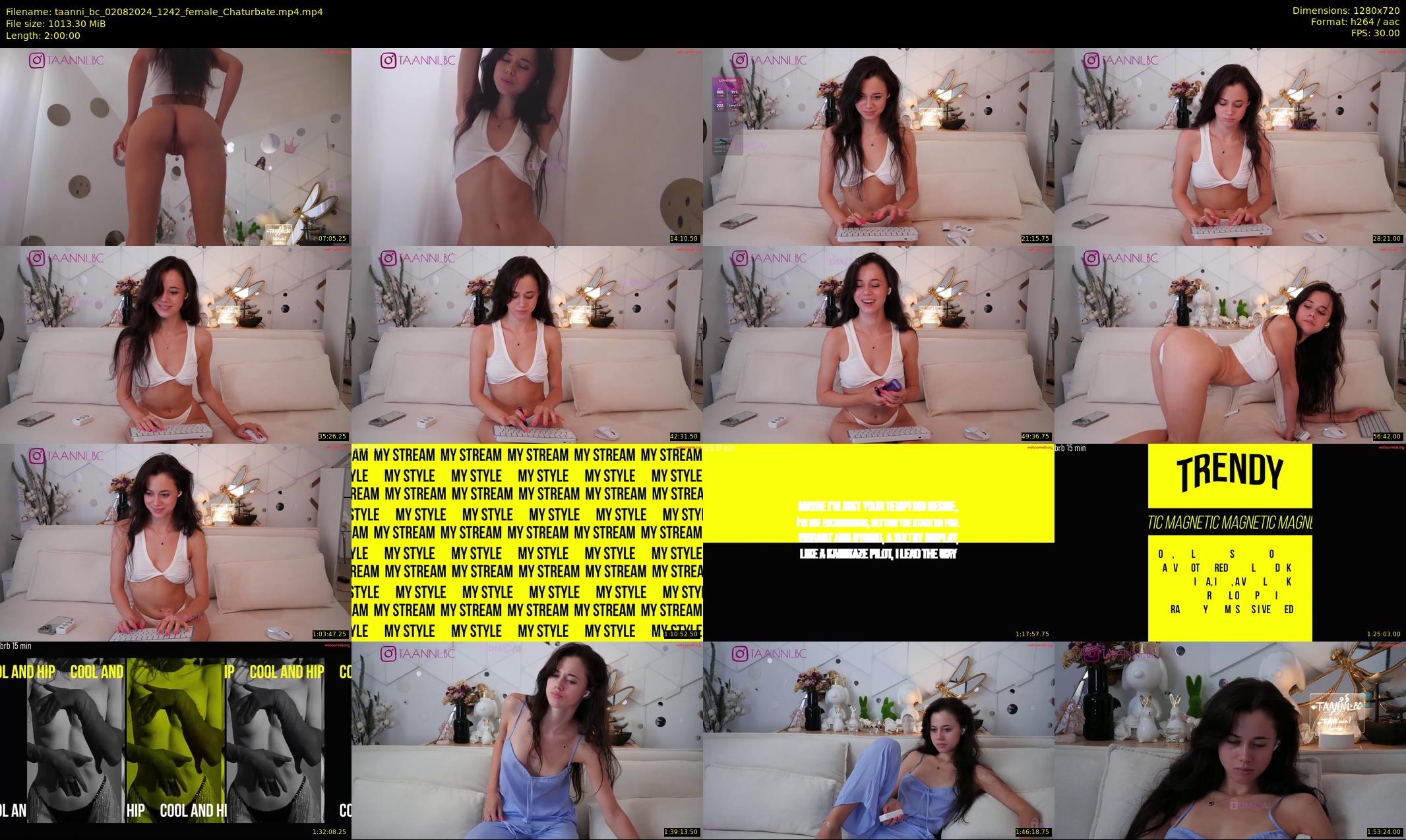 taanni_bc — 120 minute Chaturbate female cam show recording, 720p, Aug 2, 2024
