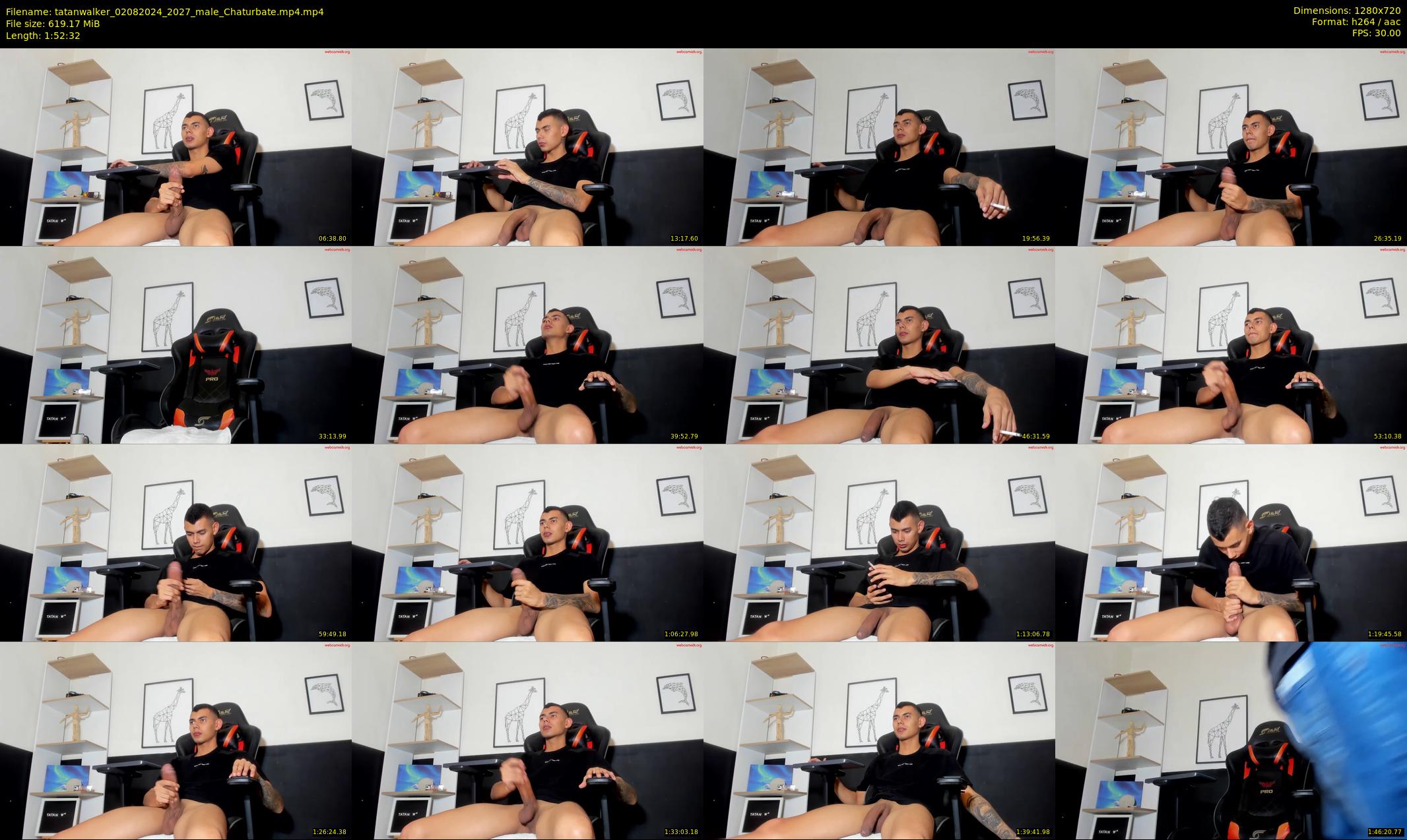 tatanwalker — 113 minute Chaturbate male cam show recording, 720p, Aug 2, 2024