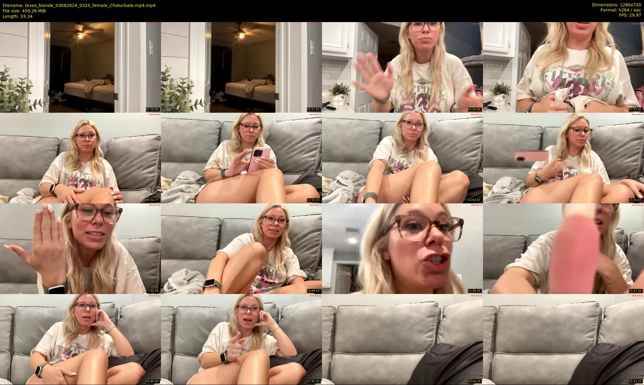 texas_blonde — 34 minute Chaturbate female cam show recording, 720p, Aug 3, 2024