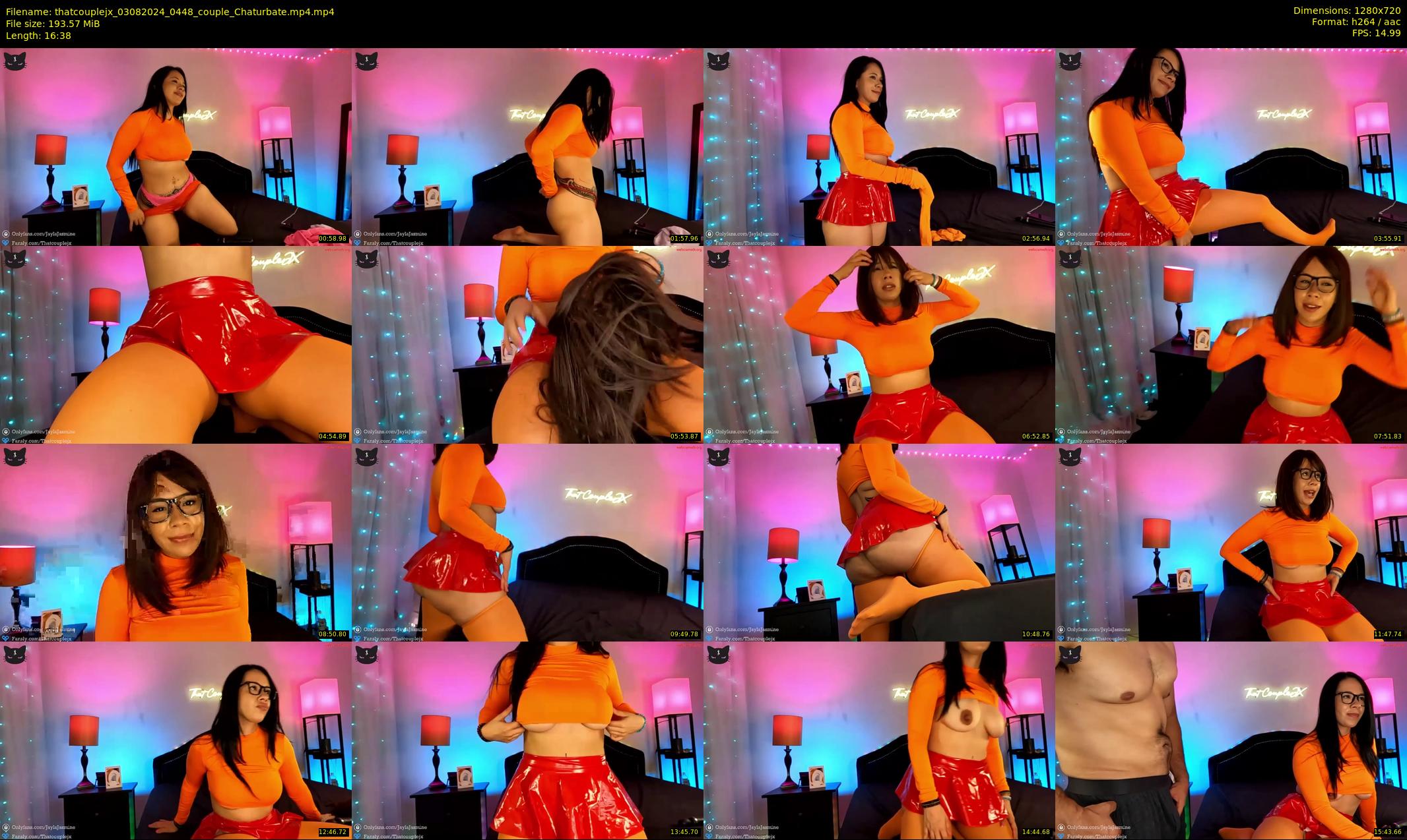thatcouplejx — 17 minute Chaturbate couple cam show recording, 720p, Aug 3, 2024