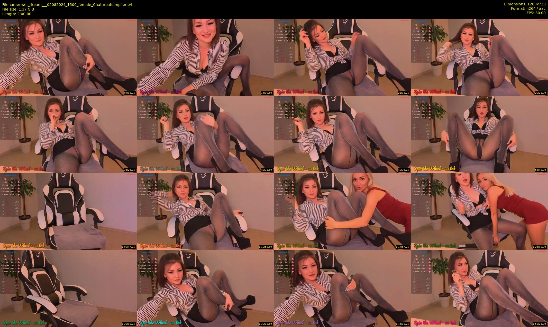 wet_dream__ — 120 minute Chaturbate female cam show recording, 720p, Aug 2, 2024