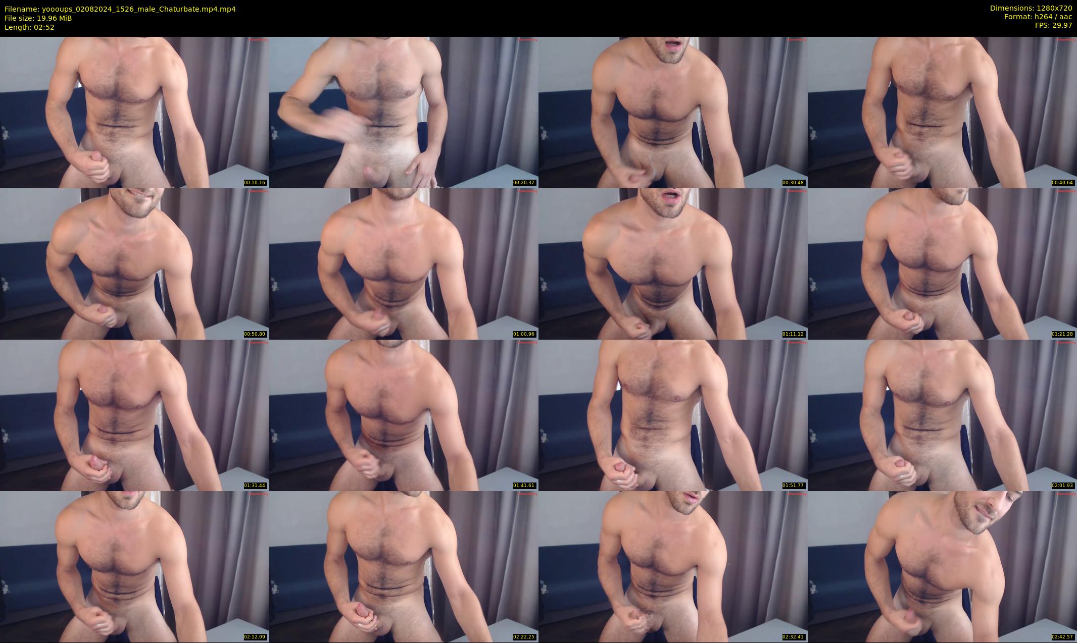 yoooups — 3 minute Chaturbate male cam show recording, 720p, Aug 2, 2024