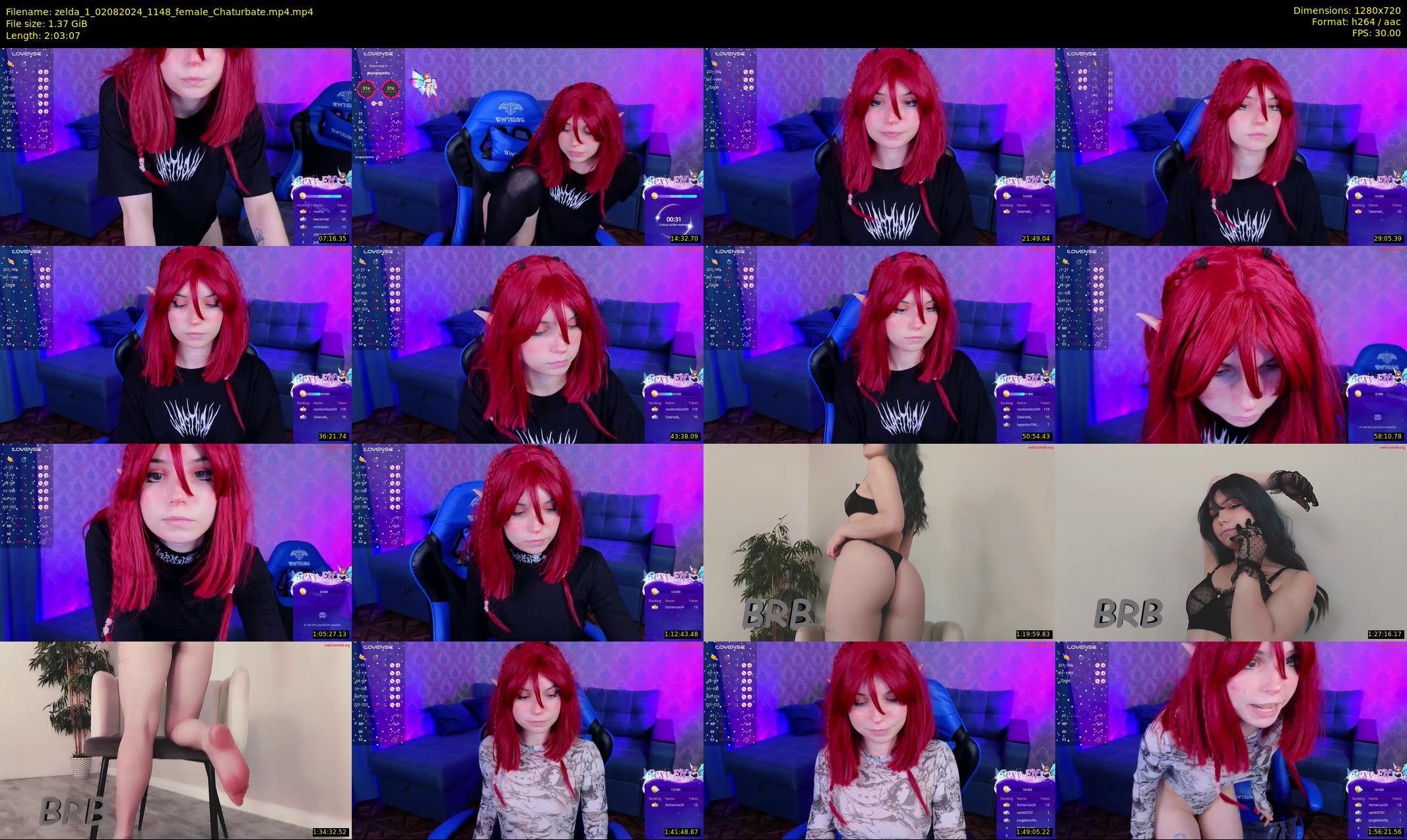 zelda_1 — 124 minute Chaturbate female cam show recording, 720p, Aug 2, 2024