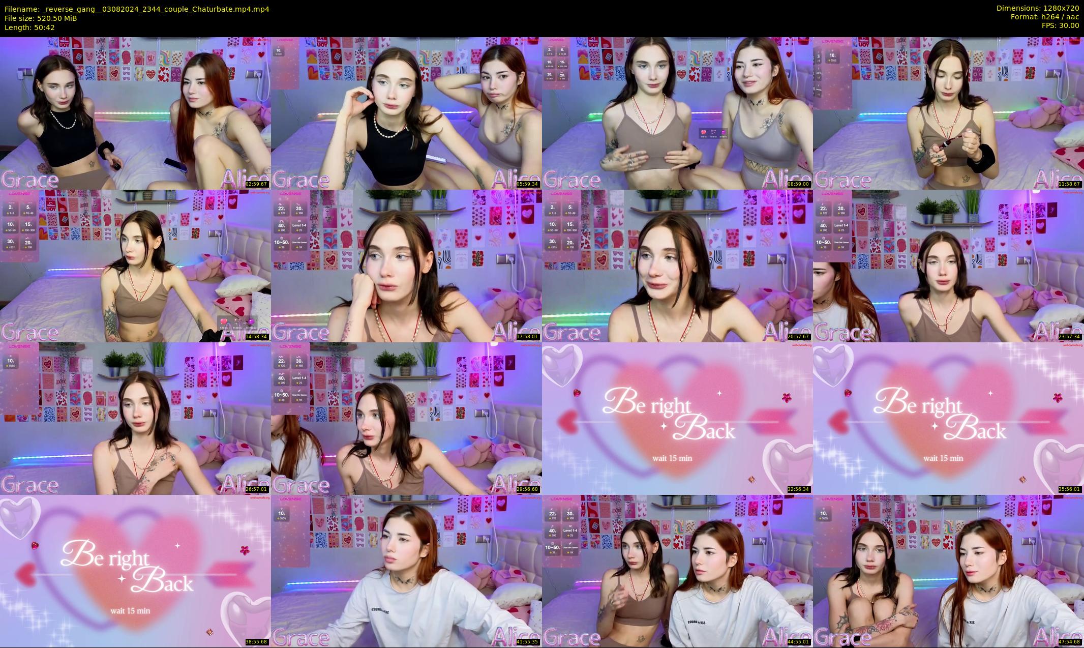 _reverse_gang_ — 51 minute Chaturbate couple cam show recording, 720p, Aug 3, 2024