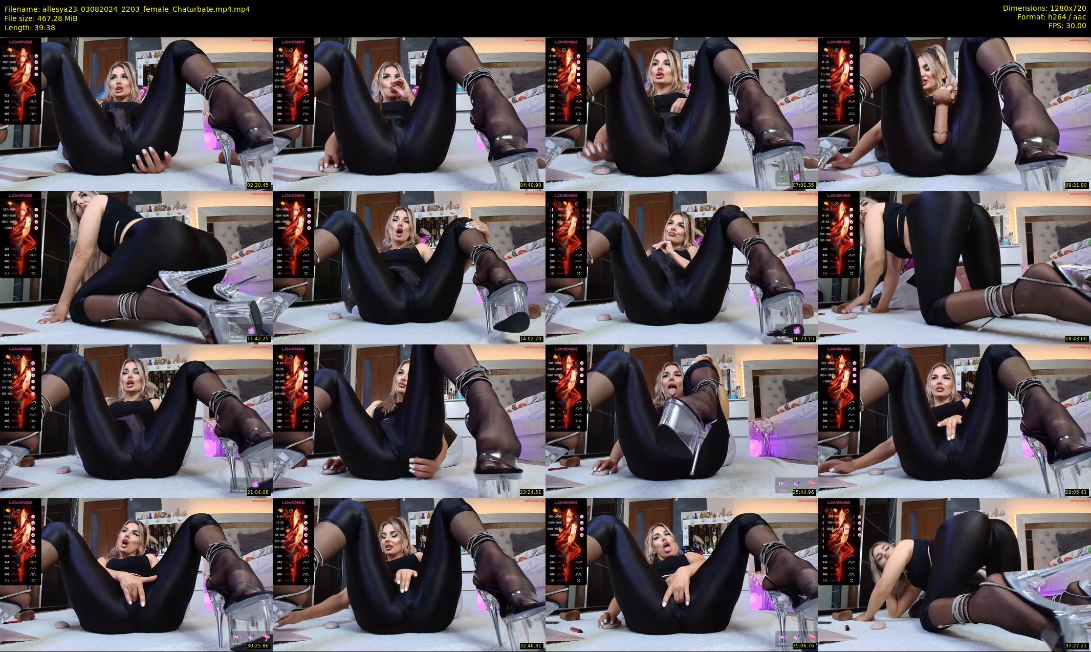 allesya23 — 40 minute Chaturbate female cam show recording, 720p, Aug 3, 2024