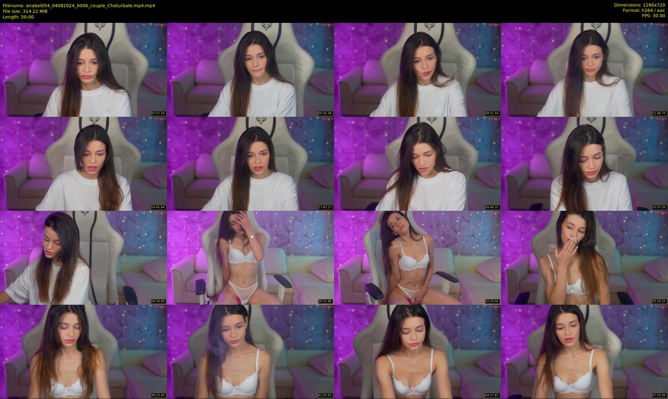 anabel054 — 50 minute Chaturbate female cam show recording, 720p, Aug 4, 2024
