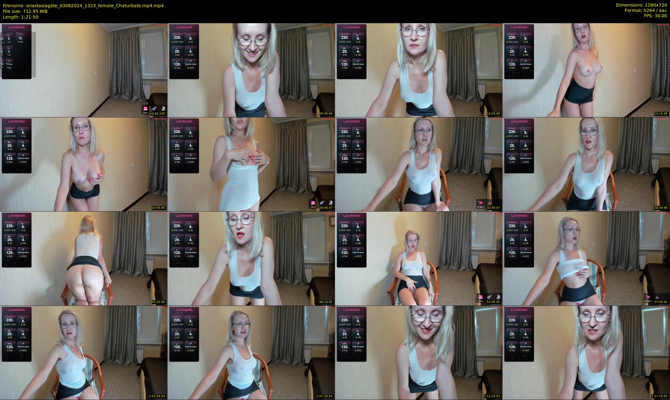 anastasiagate — 82 minute Chaturbate female cam show recording, 720p, Aug 3, 2024