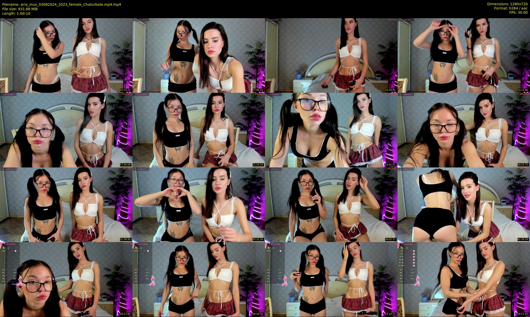 aria_muv — 61 minute Chaturbate female cam show recording, 720p, Aug 3, 2024