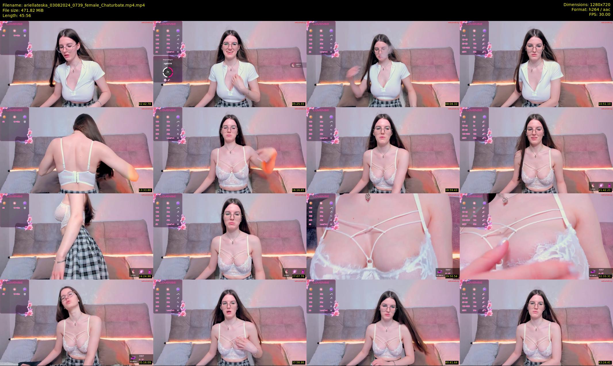 ariellateska — 46 minute Chaturbate female cam show recording, 720p, Aug 3, 2024