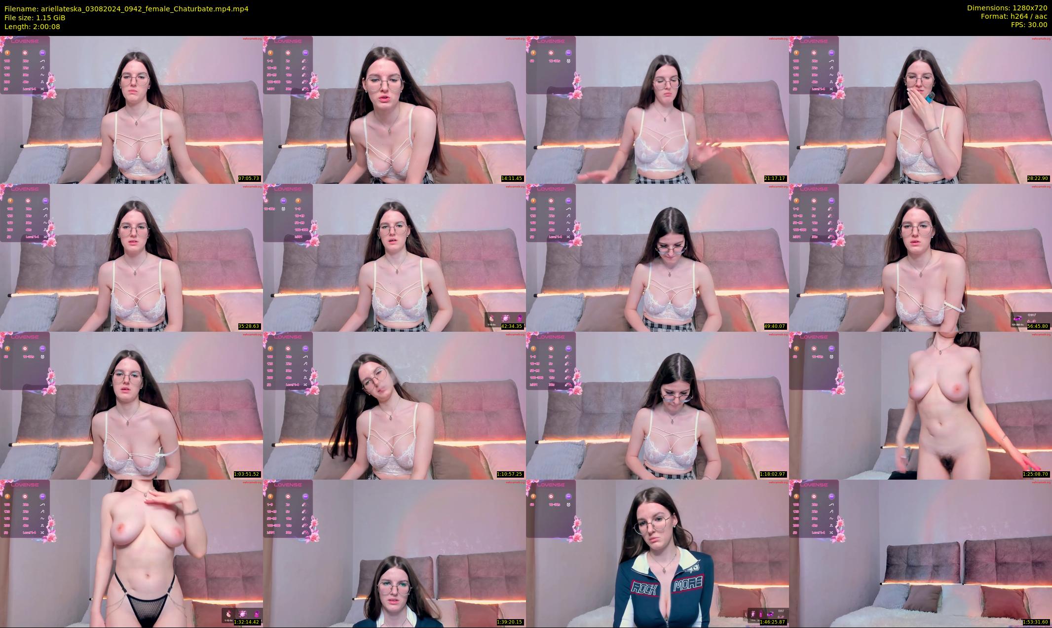 ariellateska — 121 minute Chaturbate female cam show recording, 720p, Aug 3, 2024