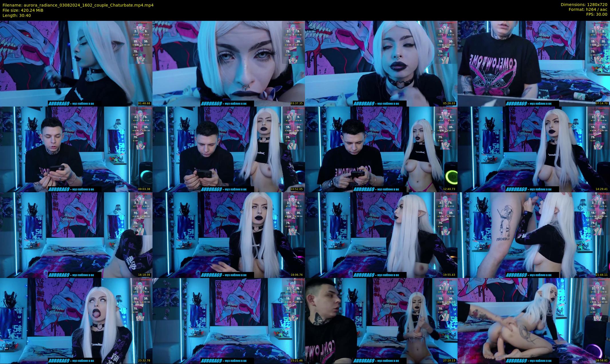 aurora_radiance — 31 minute Chaturbate couple cam show recording, 720p, Aug 3, 2024