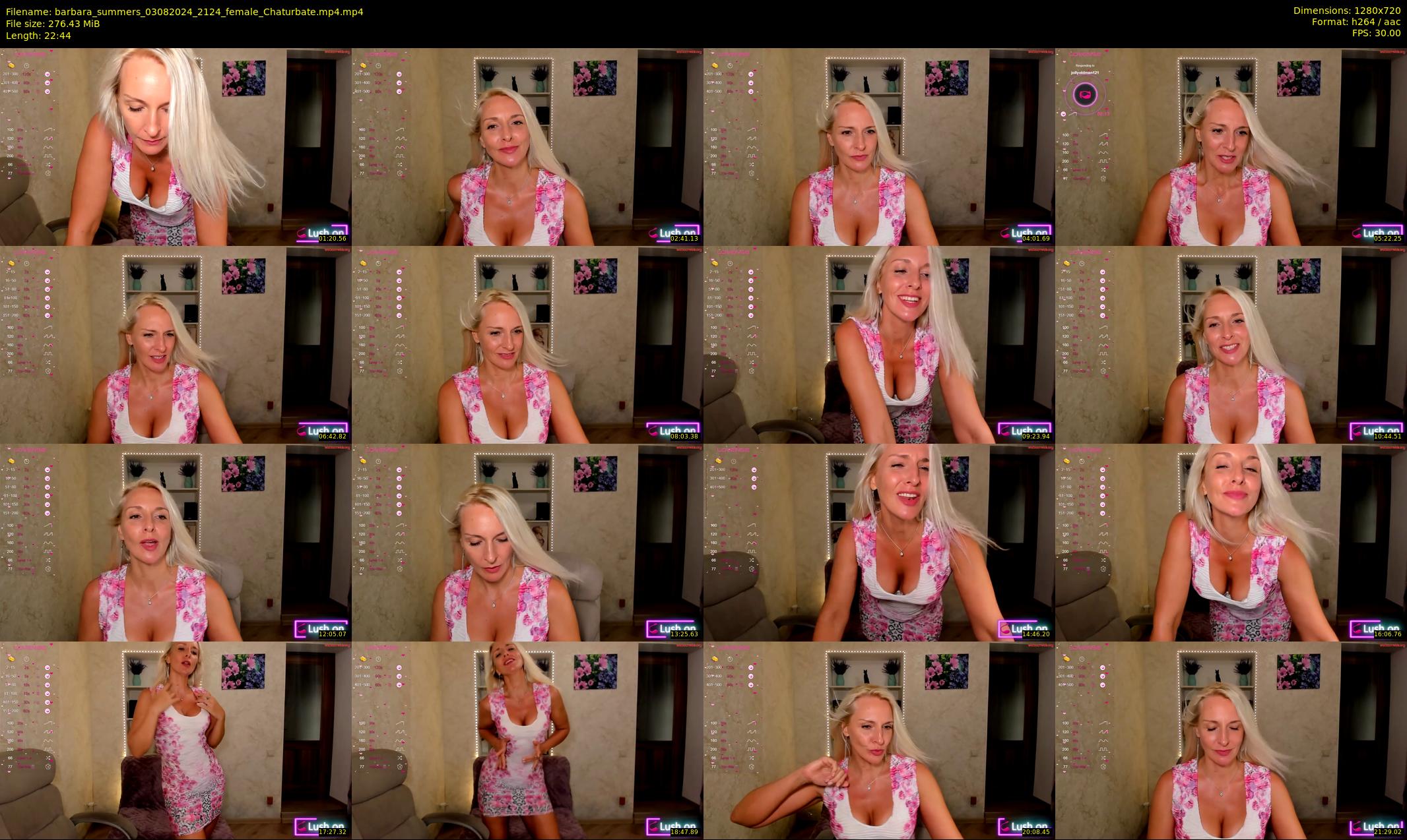 barbara_summers — 23 minute Chaturbate female cam show recording, 720p, Aug 3, 2024