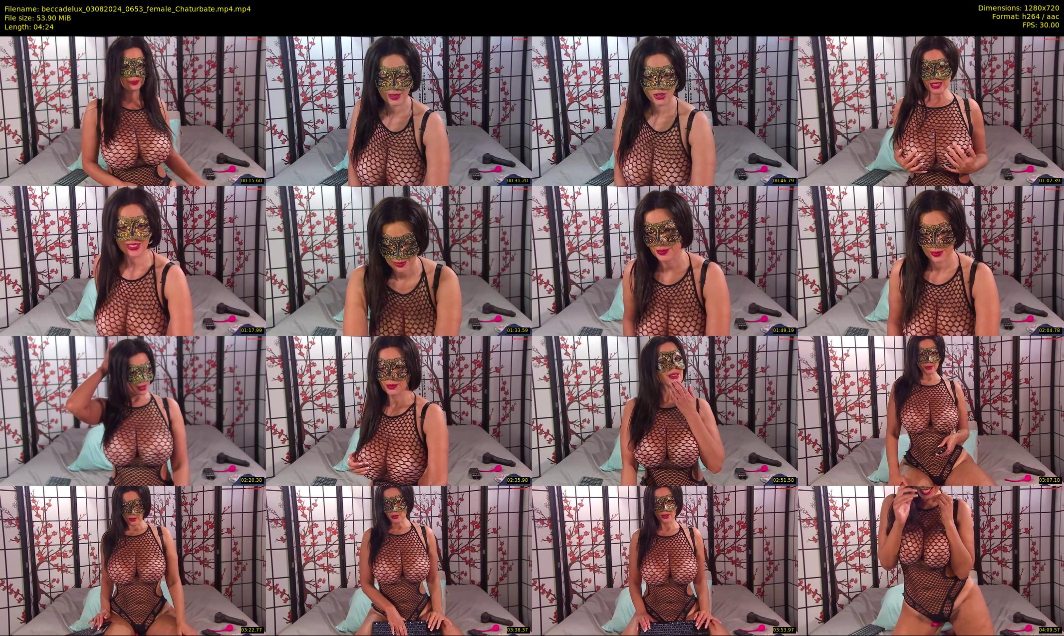 beccadelux — 5 minute Chaturbate female cam show recording, 720p, Aug 3, 2024