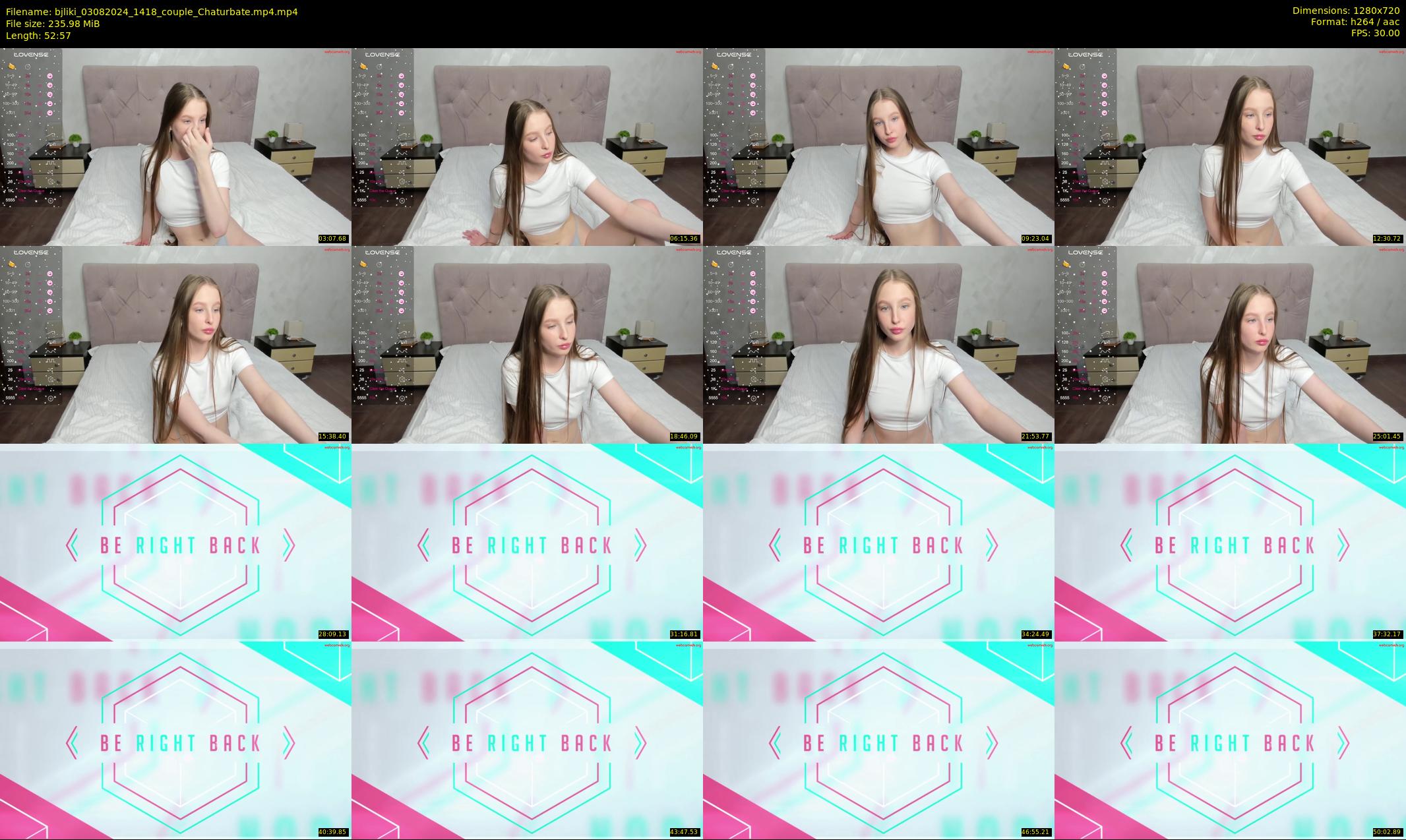 bjliki — 53 minute Chaturbate couple cam show recording, 720p, Aug 3, 2024