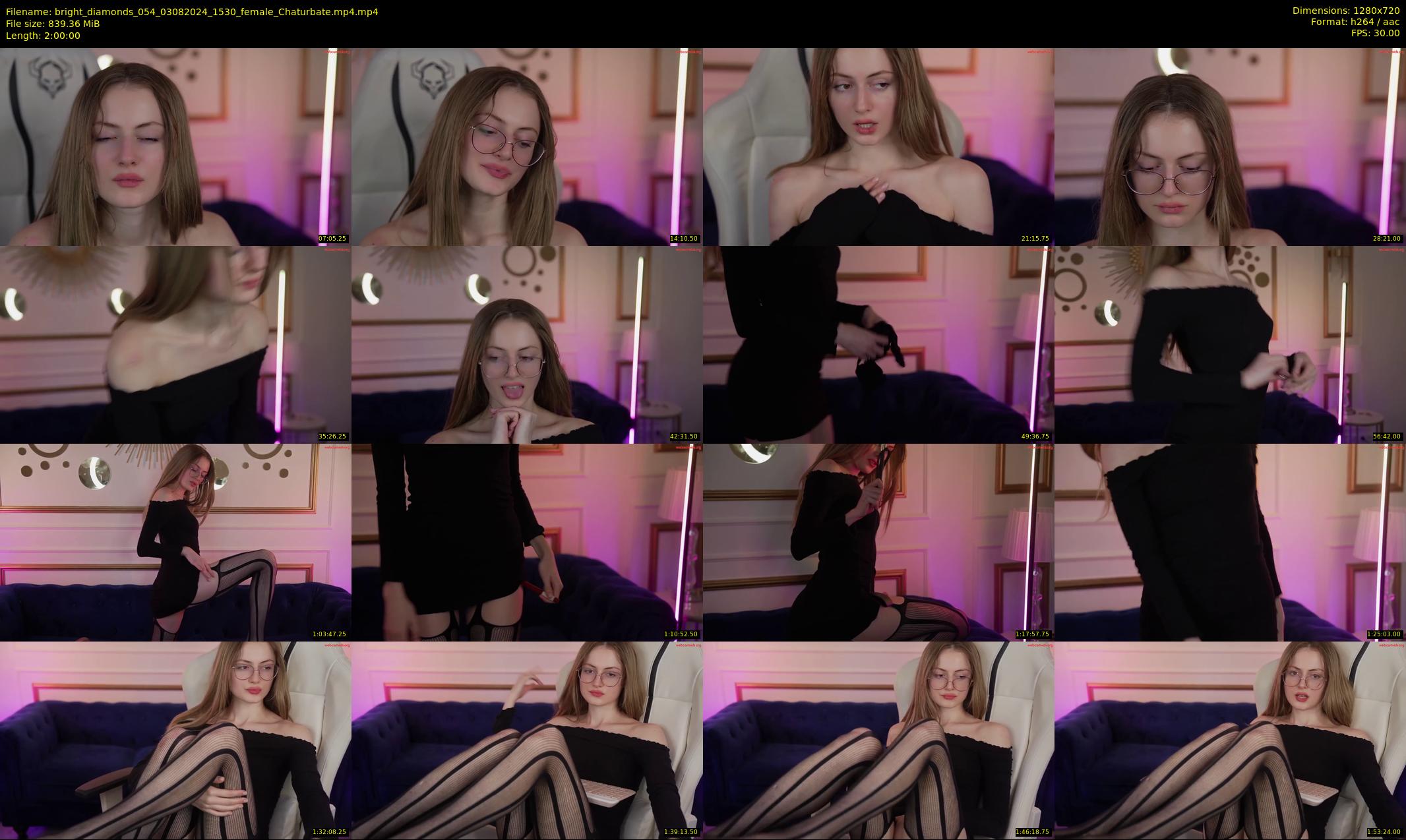 bright_diamonds_054 — 120 minute Chaturbate couple cam show recording, 720p, Aug 3, 2024