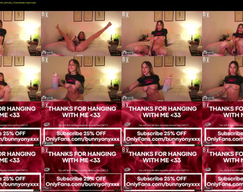 bunnyonyx — 9 minute Chaturbate female cam show recording, 720p, Aug 4, 2024
