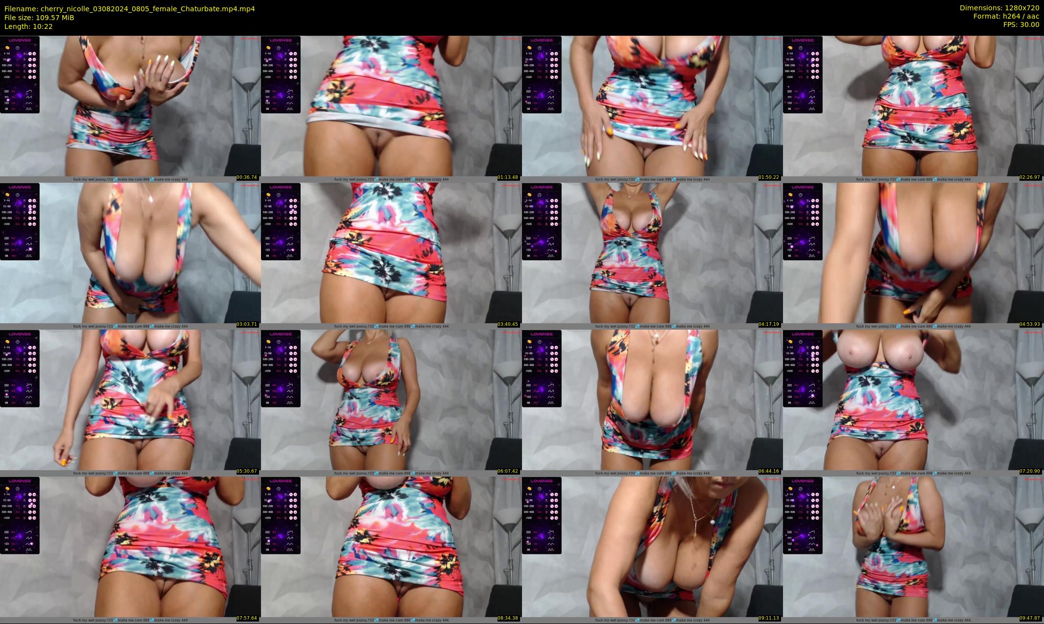 cherry_nicolle — 11 minute Chaturbate female cam show recording, 720p, Aug 3, 2024