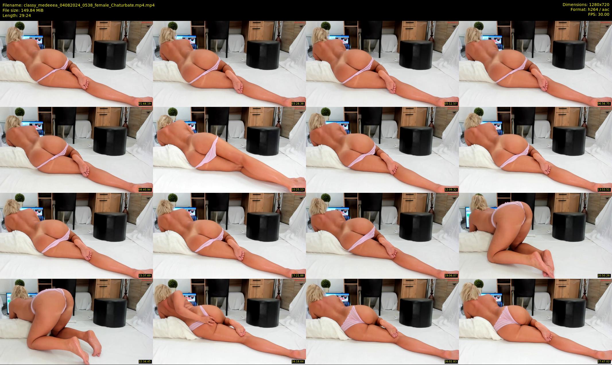 classy_medeeea — 30 minute Chaturbate female cam show recording, 720p, Aug 4, 2024