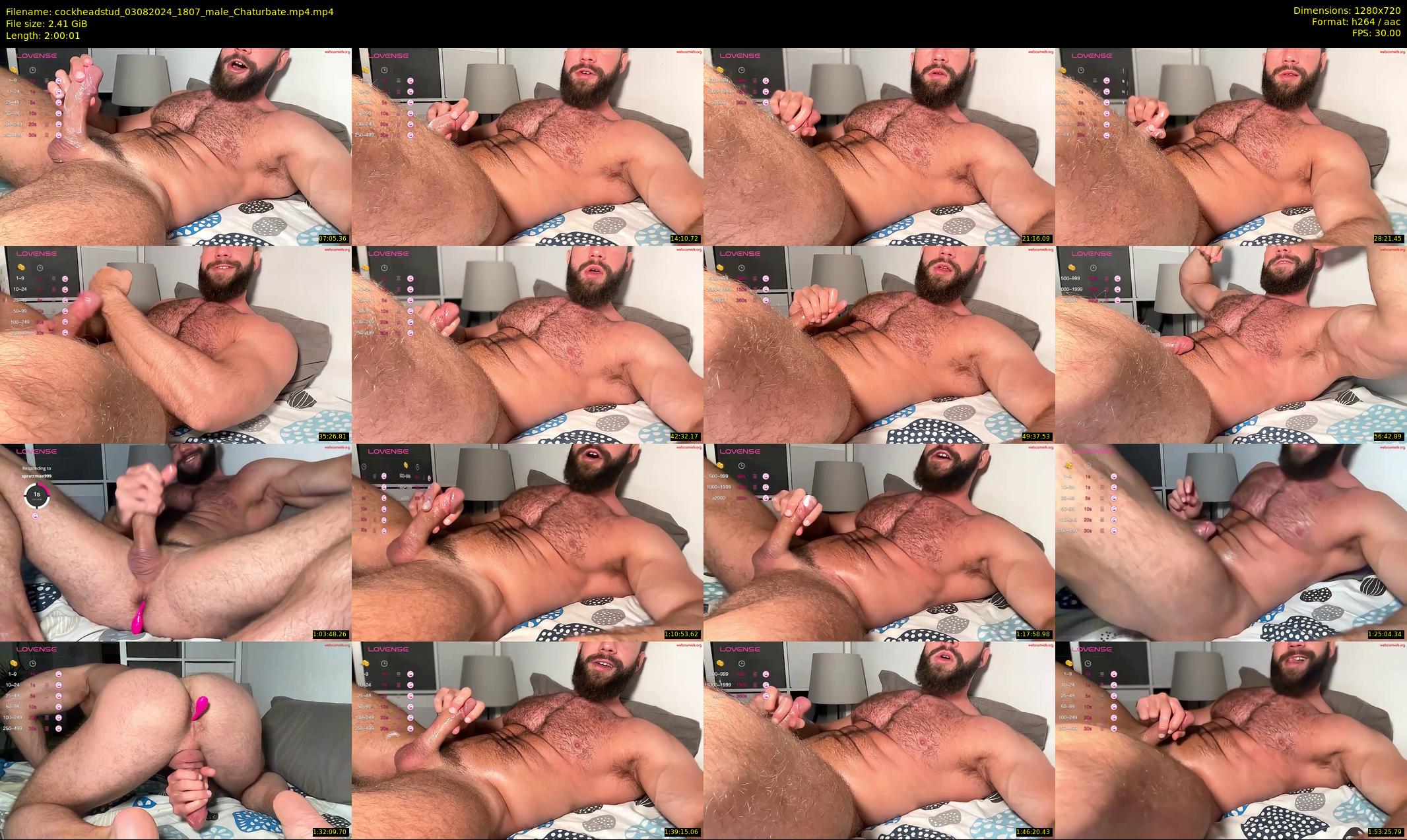 cockheadstud — 121 minute Chaturbate male cam show recording, 720p, Aug 3, 2024