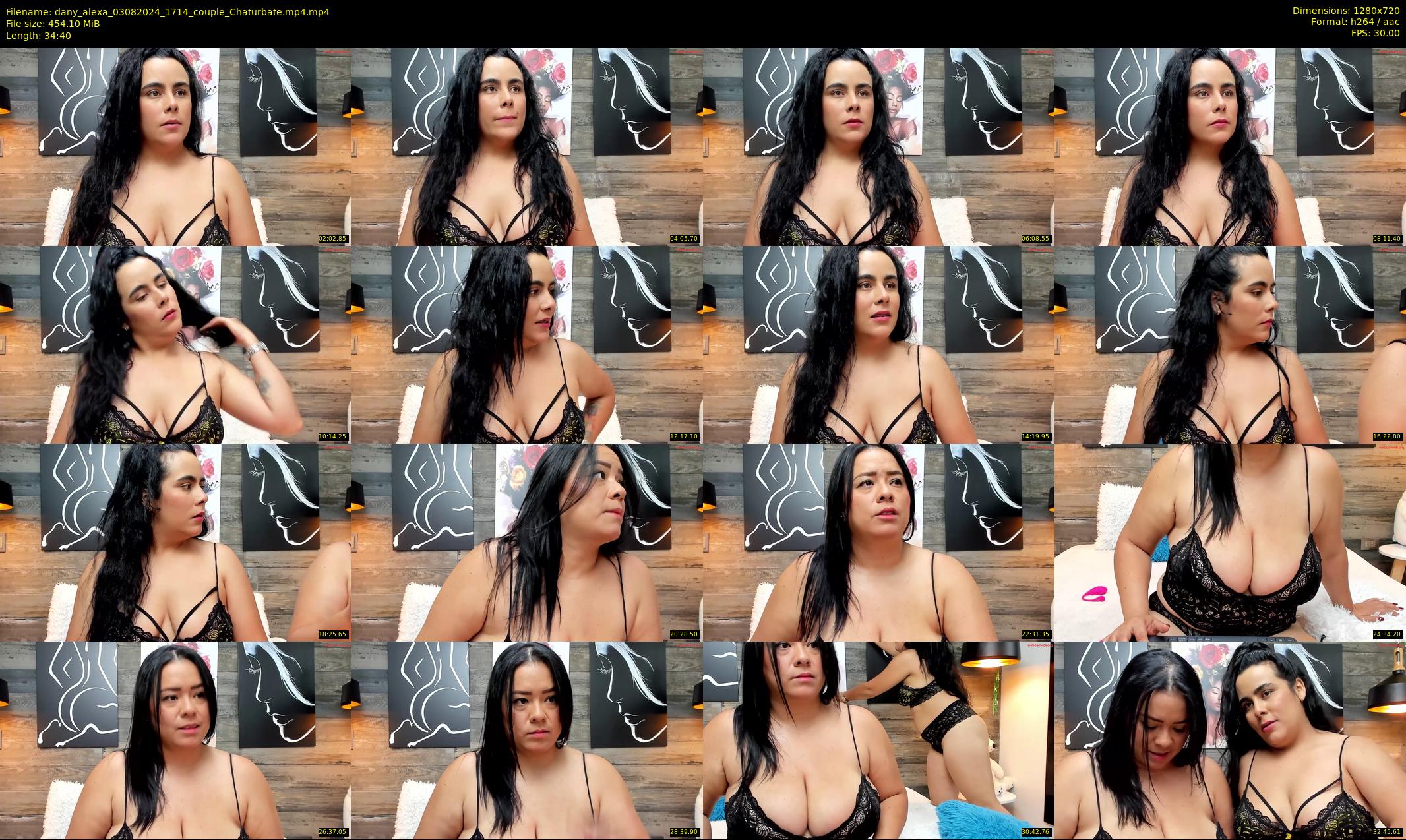 dany_alexa — 35 minute Chaturbate couple cam show recording, 720p, Aug 3, 2024