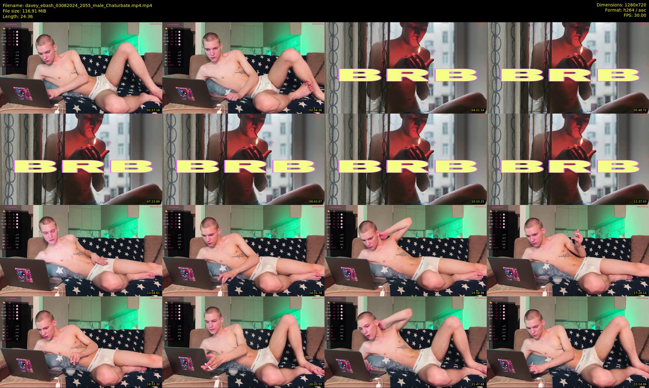 davey_ebash — 25 minute Chaturbate male cam show recording, 720p, Aug 3, 2024