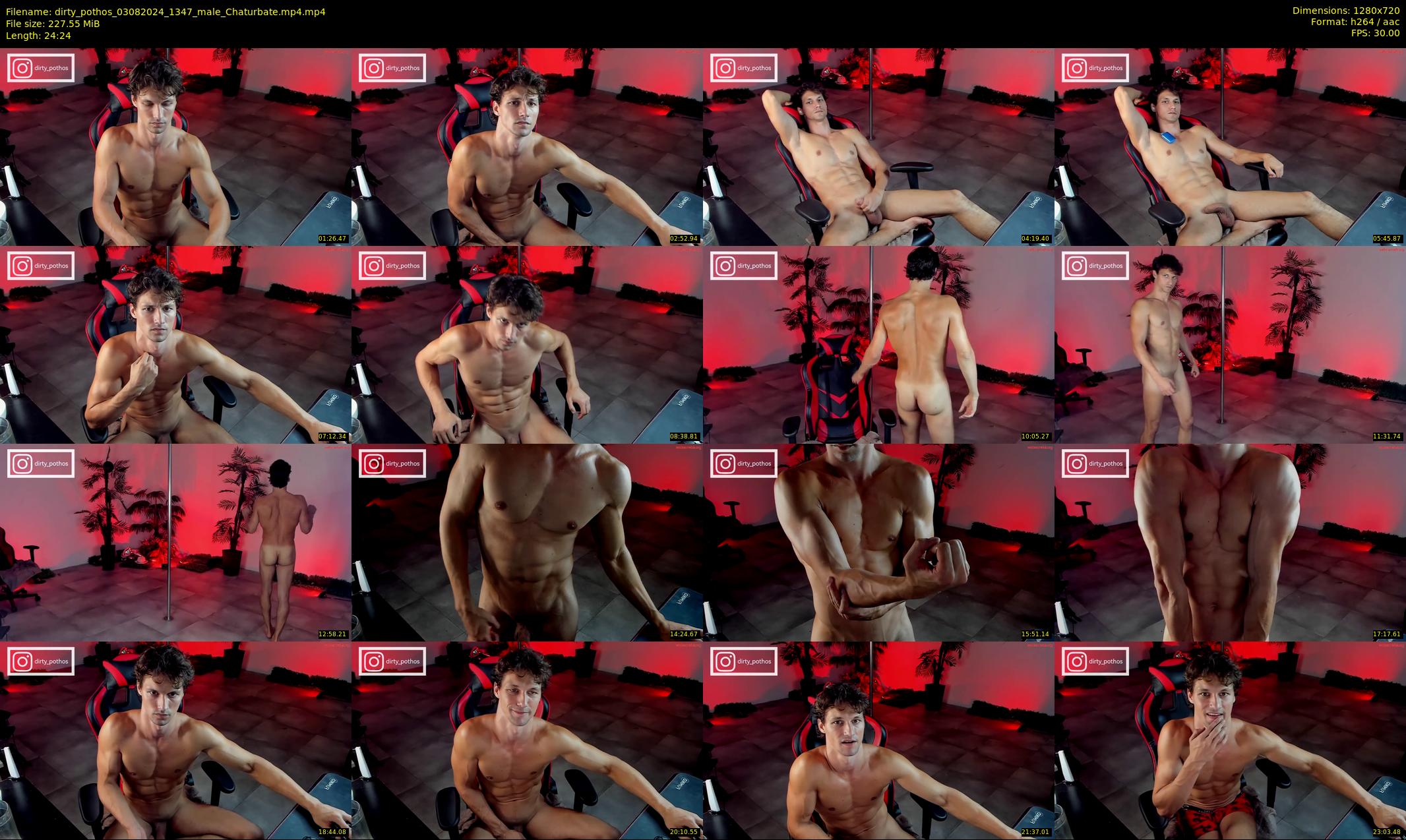 dirty_pothos — 25 minute Chaturbate male cam show recording, 720p, Aug 3, 2024