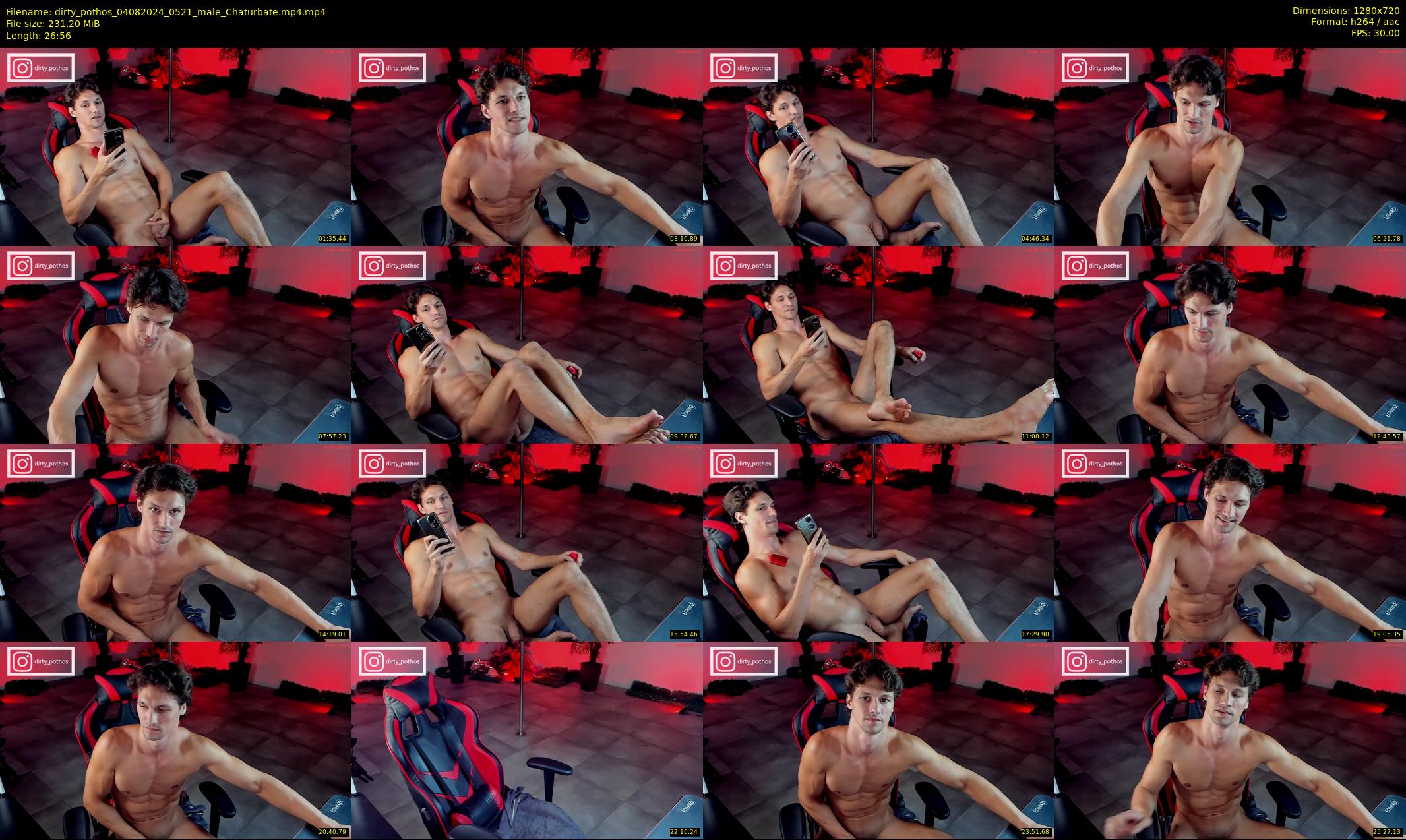 dirty_pothos — 27 minute Chaturbate male cam show recording, 720p, Aug 4, 2024