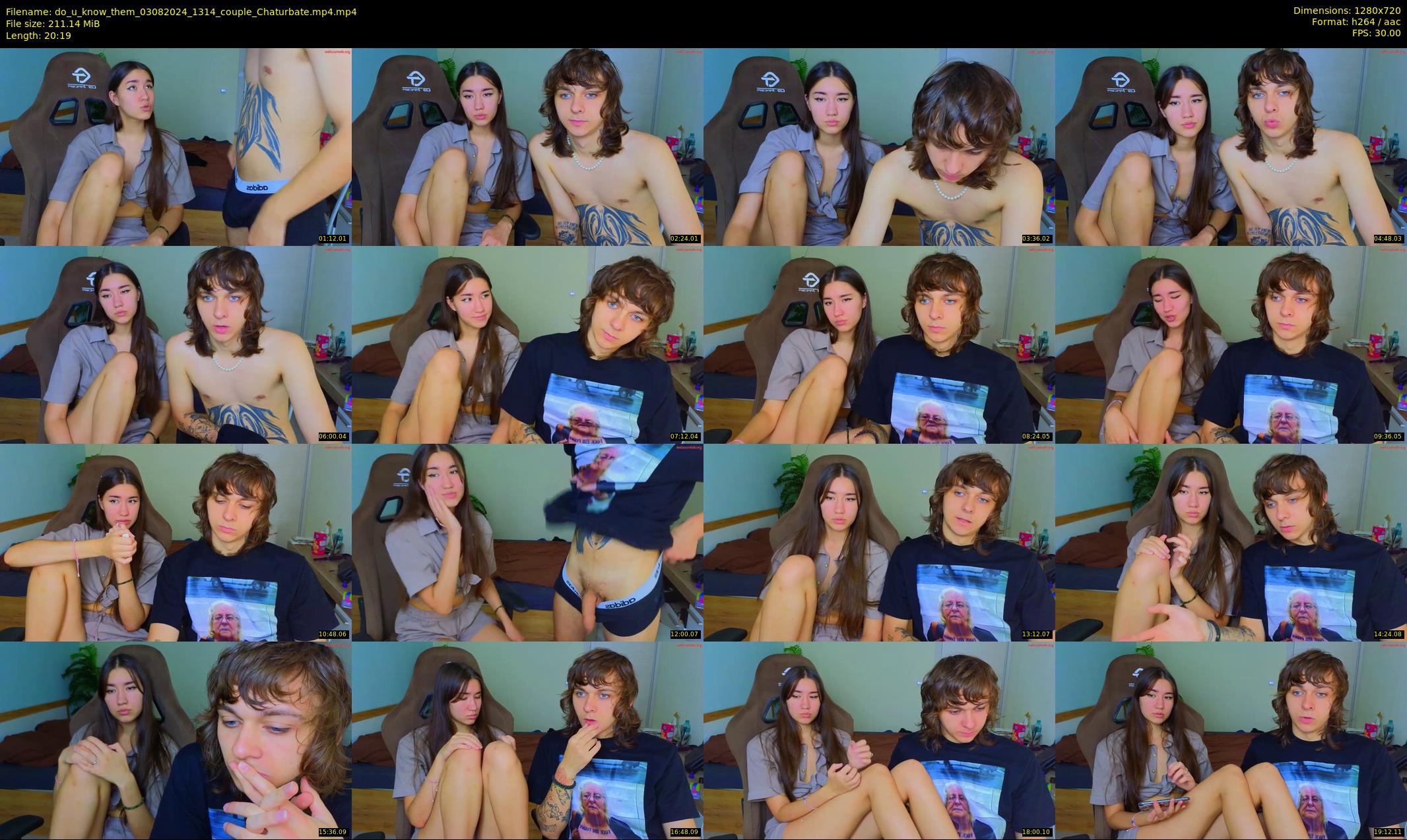 do_u_know_them — 21 minute Chaturbate couple cam show recording, 720p, Aug 3, 2024
