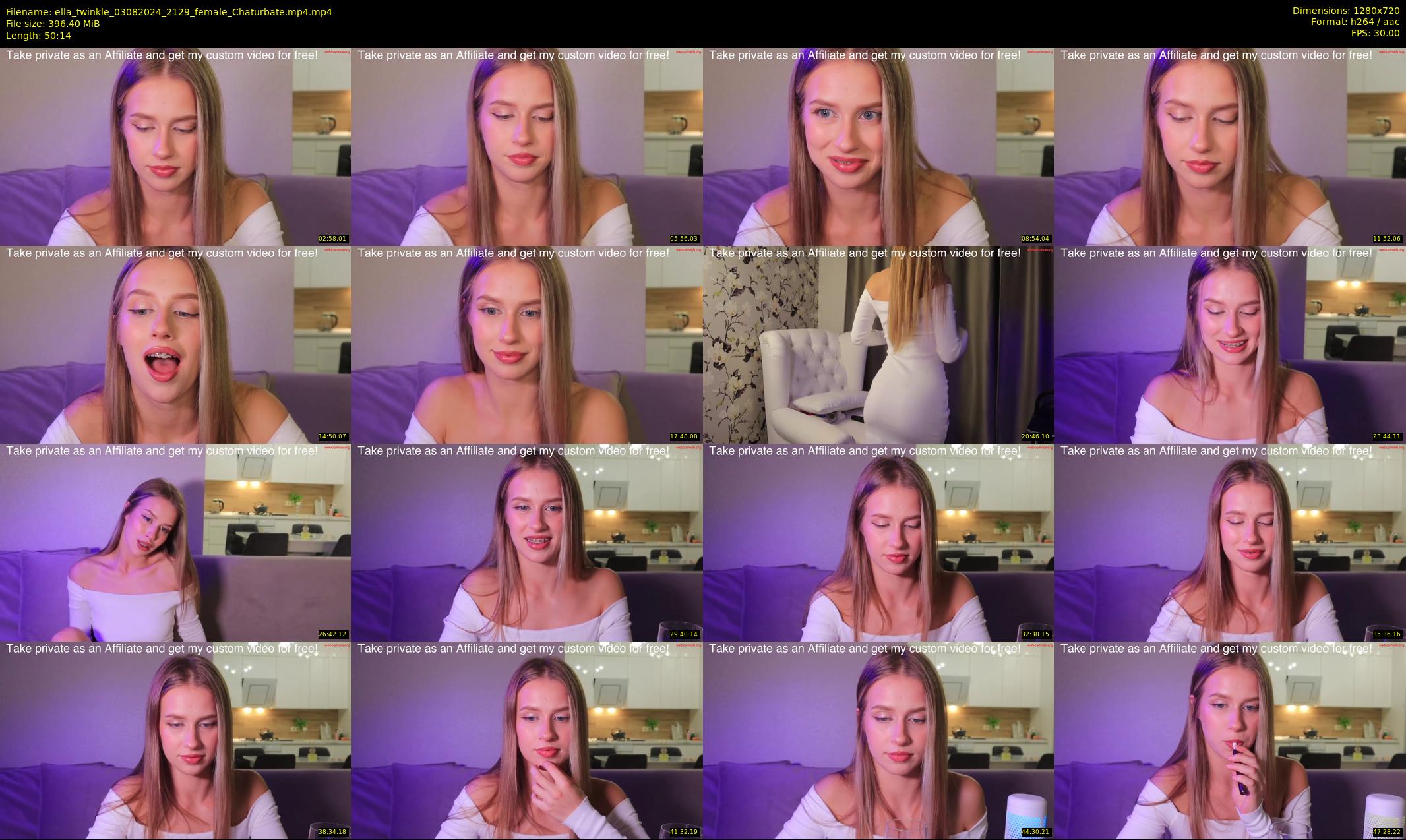 ella_twinkle — 51 minute Chaturbate female cam show recording, 720p, Aug 3, 2024