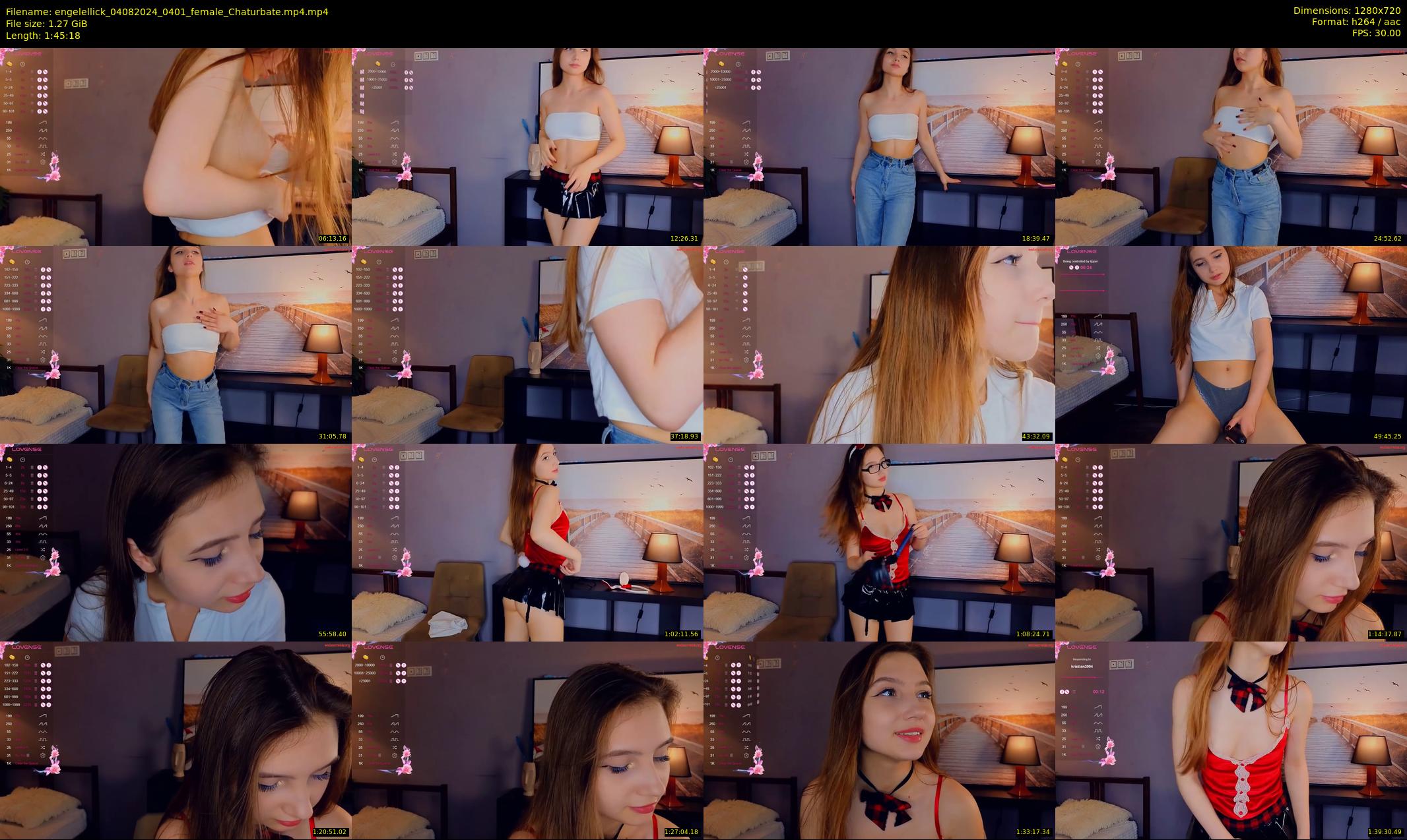 engelellick — 106 minute Chaturbate female cam show recording, 720p, Aug 4, 2024