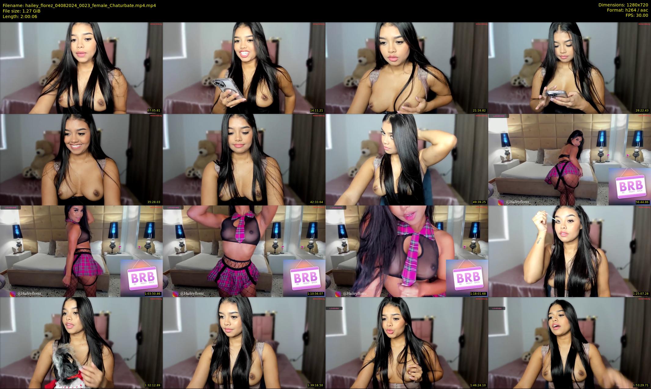 hailey_florez — 121 minute Chaturbate female cam show recording, 720p, Aug 4, 2024