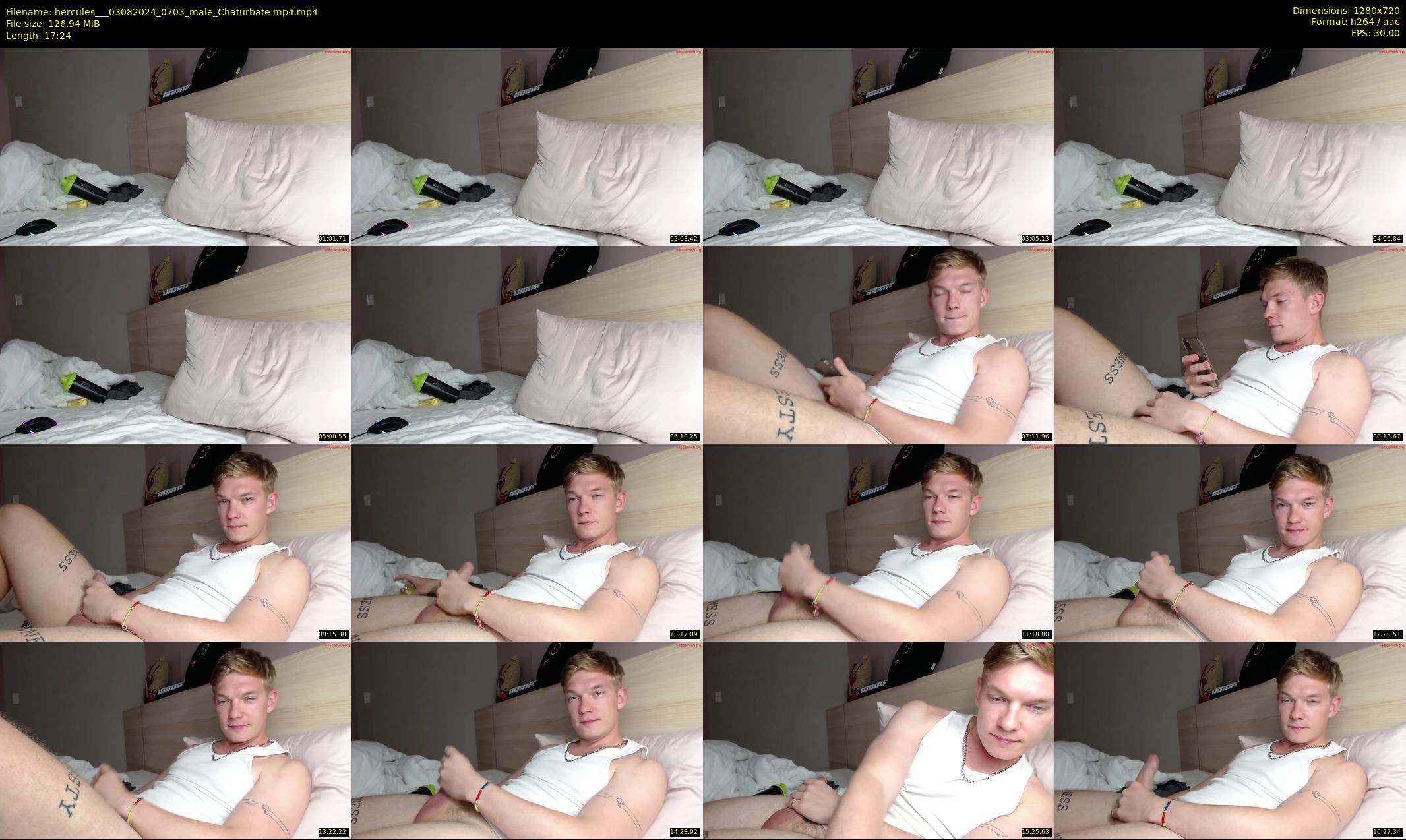 hercules__ — 18 minute Chaturbate male cam show recording, 720p, Aug 3, 2024