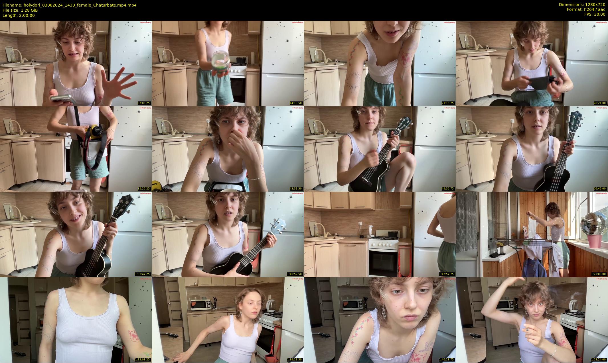 holydori — 120 minute Chaturbate female cam show recording, 720p, Aug 3, 2024